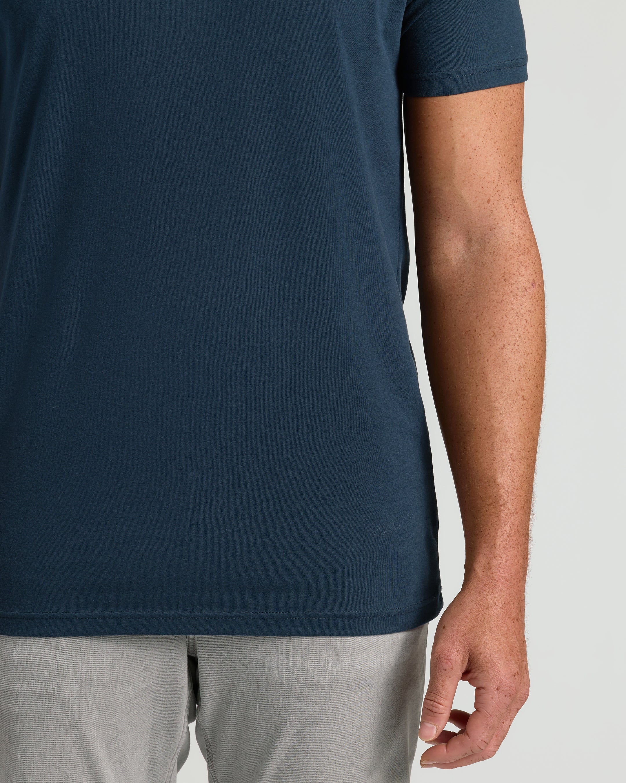 Navy Tall Short Sleeve V-Neck - Image 5