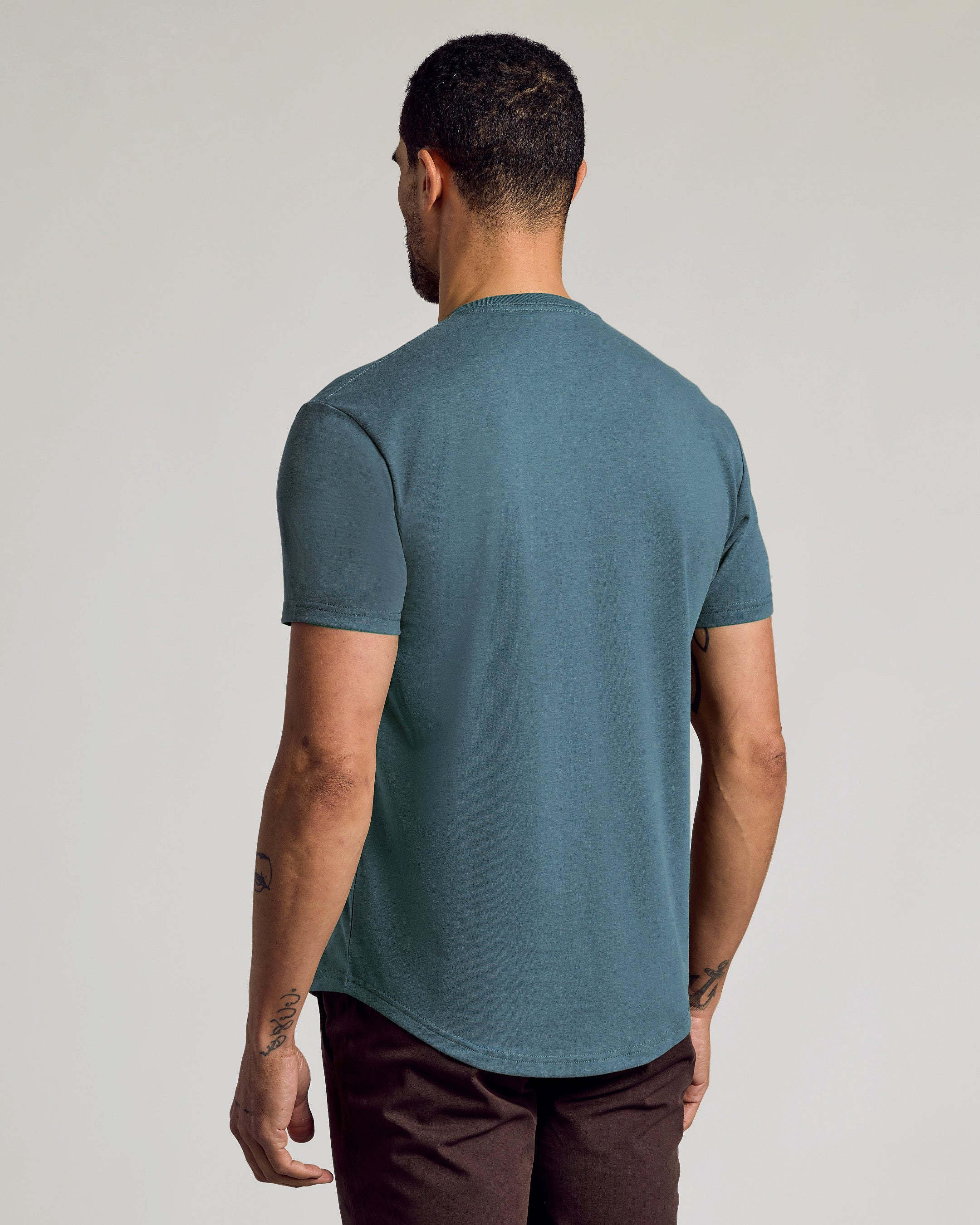 Neptune Curved Hem Classic Crew Neck - Image 3