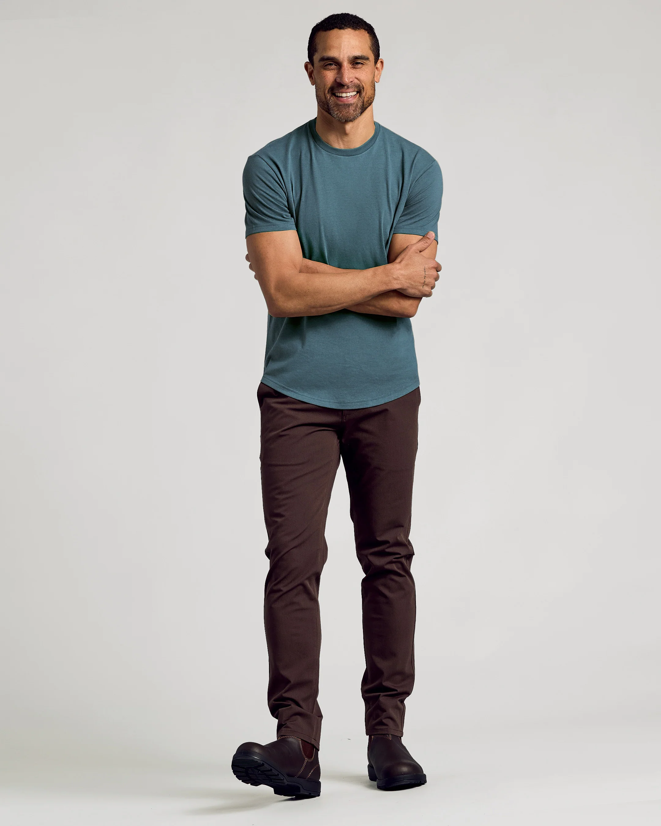 Neptune Curved Hem Classic Crew Neck - Image 4