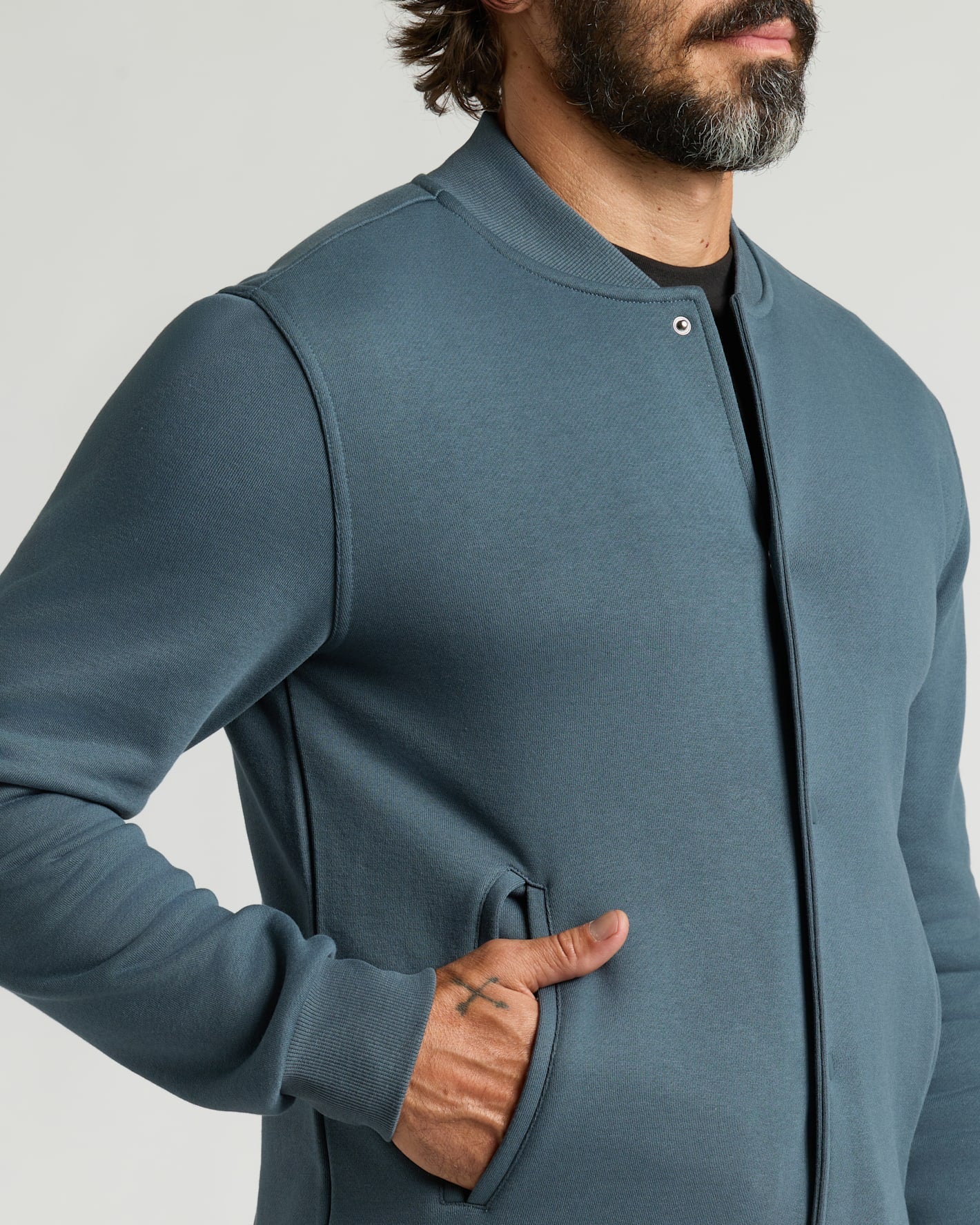 Neptune Fleece Bomber Jacket - Image 5