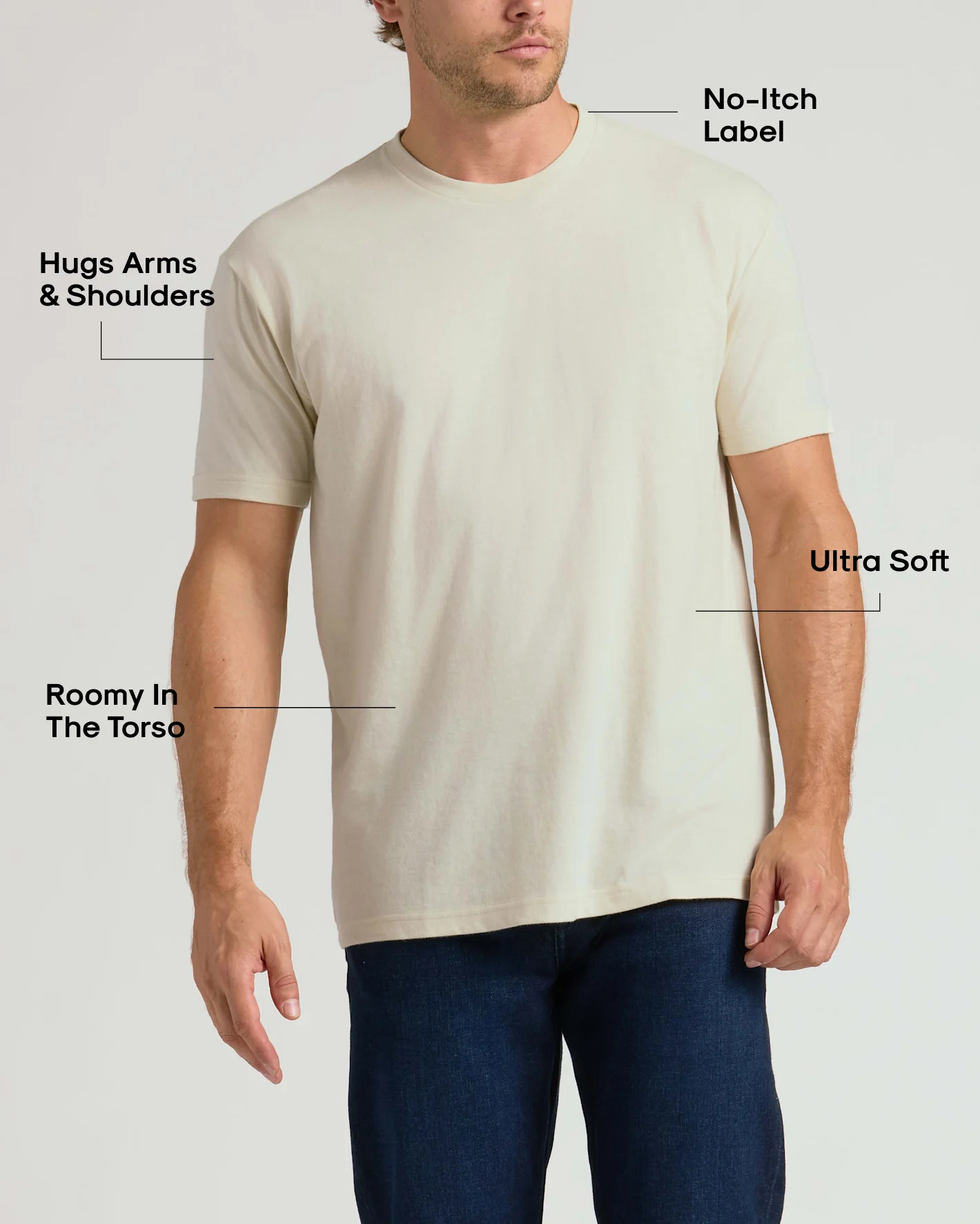 Oatmeal Classic Crew Neck - Image 4