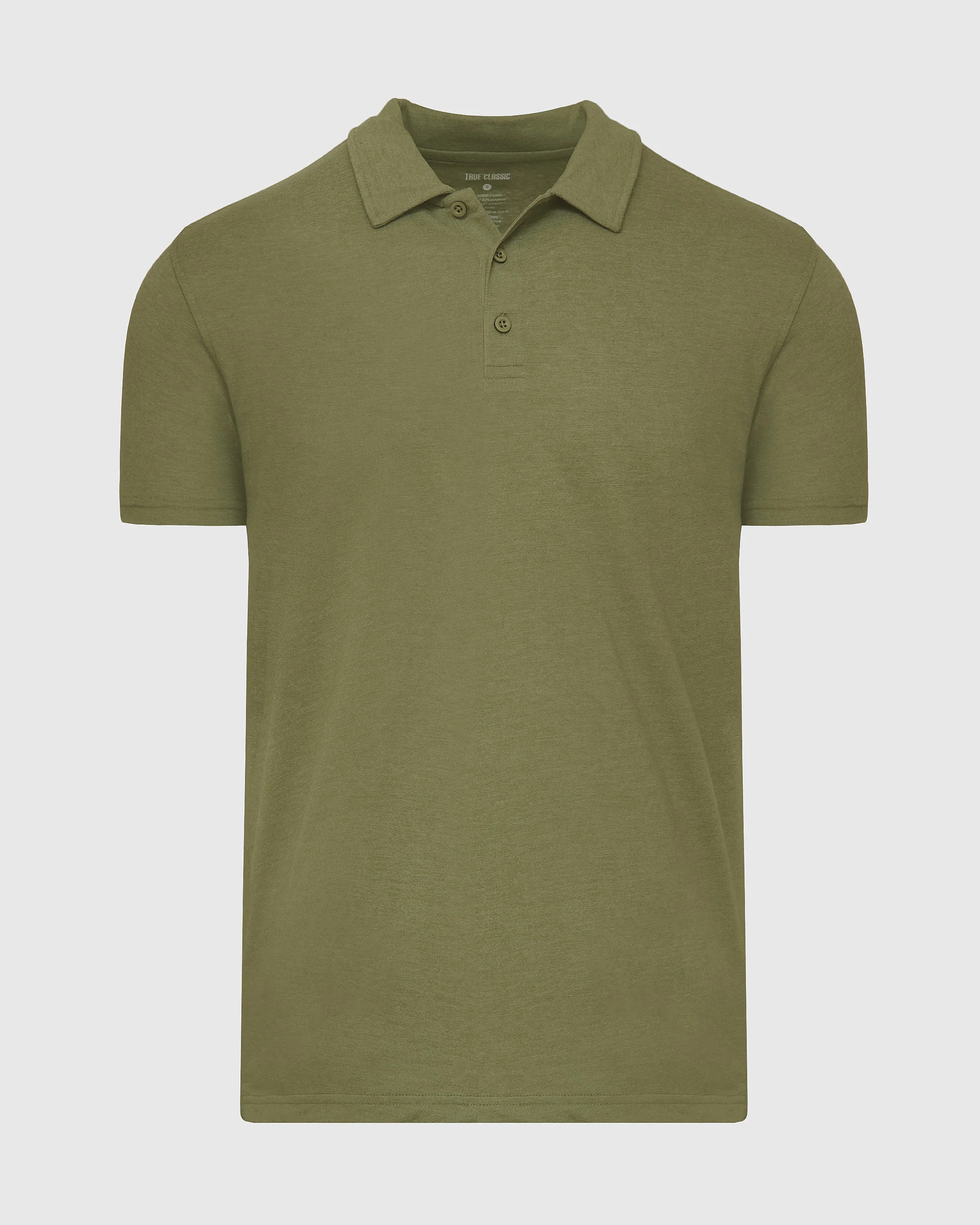 Olive Green Heather Polo - Image 2