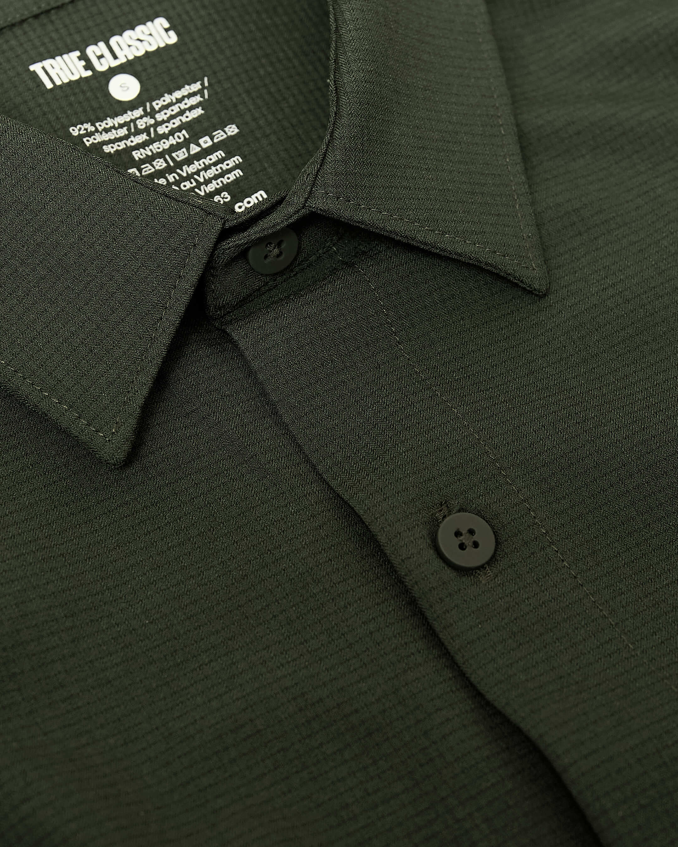 Olive Long Sleeve Ripstop Commuter Shirt - Image 9