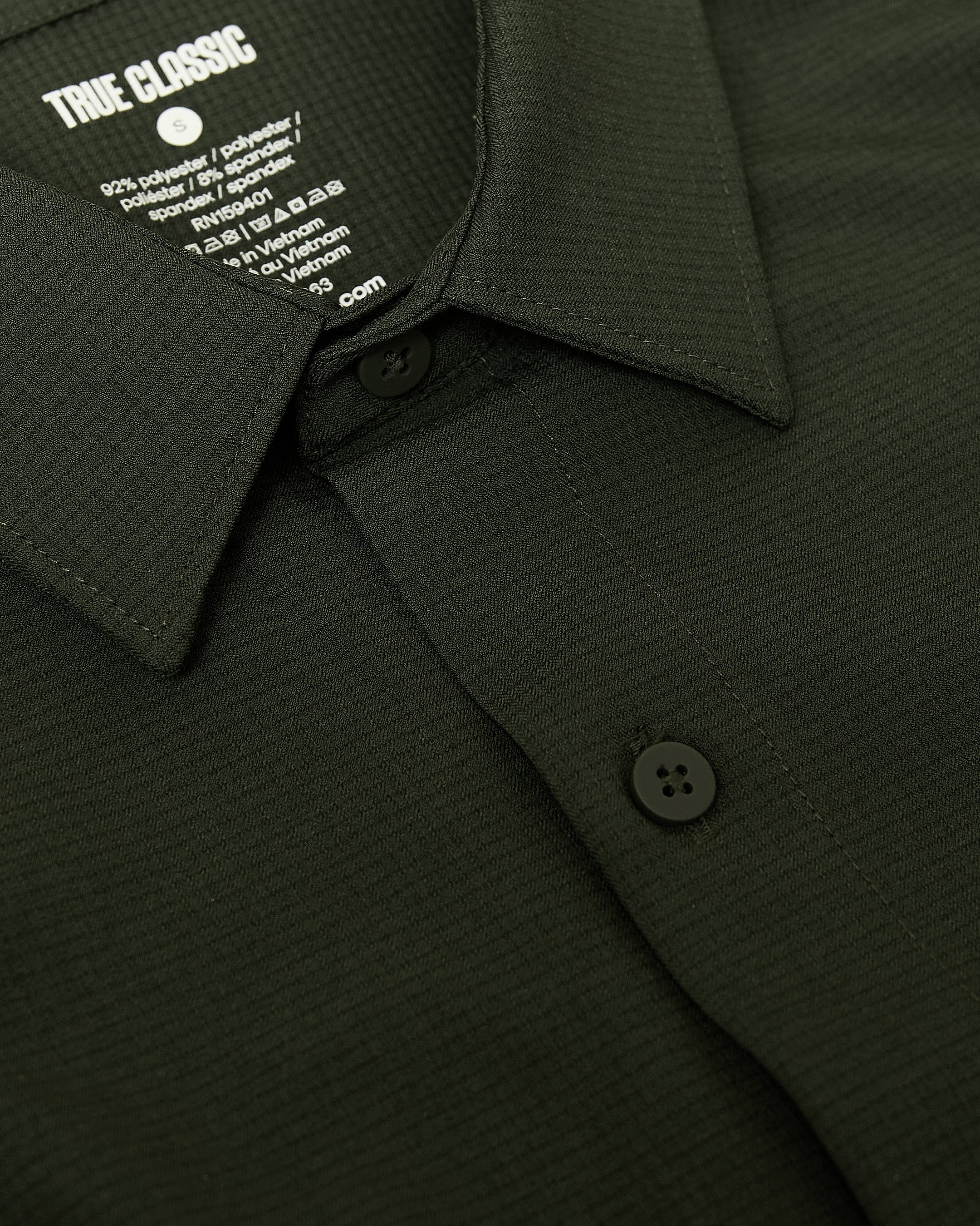 Olive Short Sleeve Ripstop Commuter Shirt - Image 7