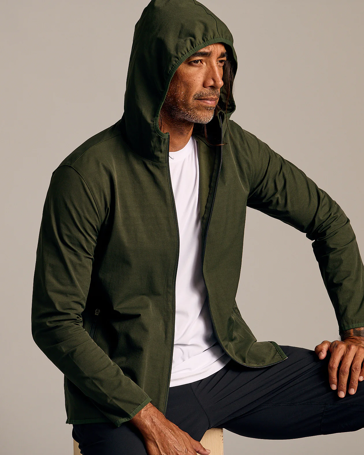 Olive Tech Windbreaker - Image 7