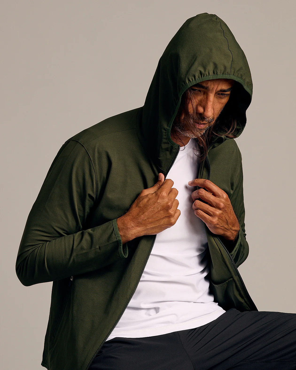 Olive Tech Windbreaker - Image 8