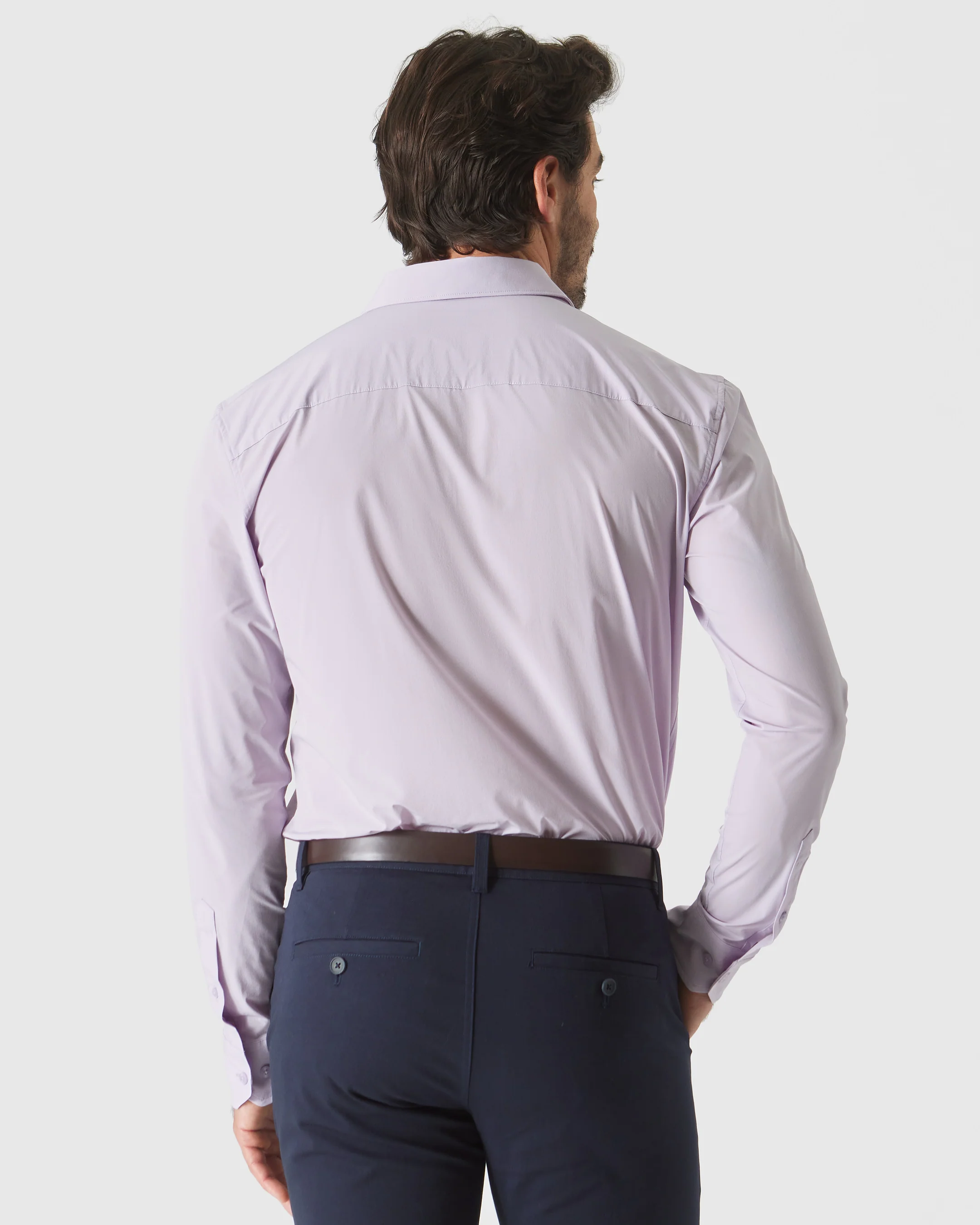 Orchid Long Sleeve Lightweight Dress Shirt - Image 3