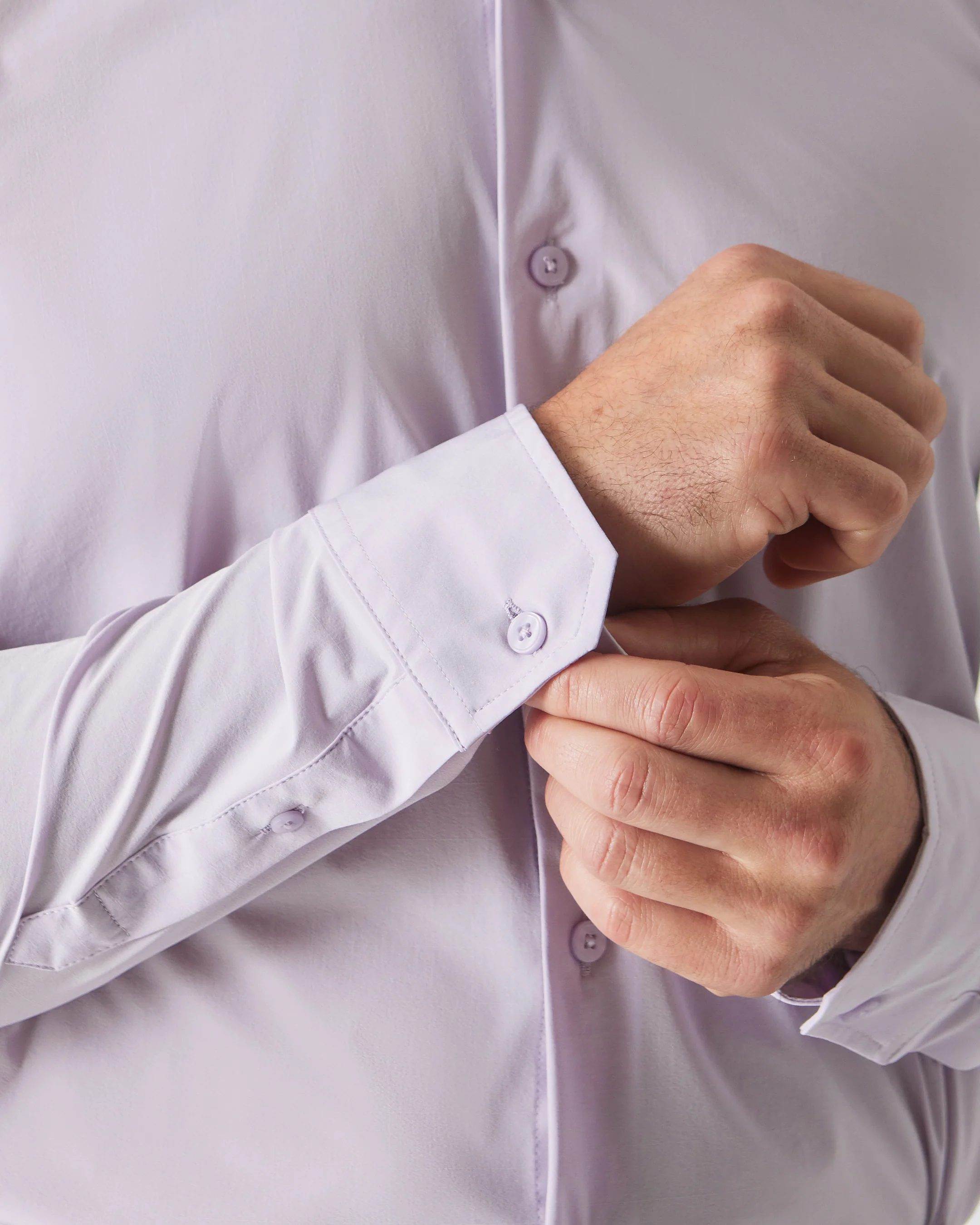 Orchid Long Sleeve Lightweight Dress Shirt - Image 6