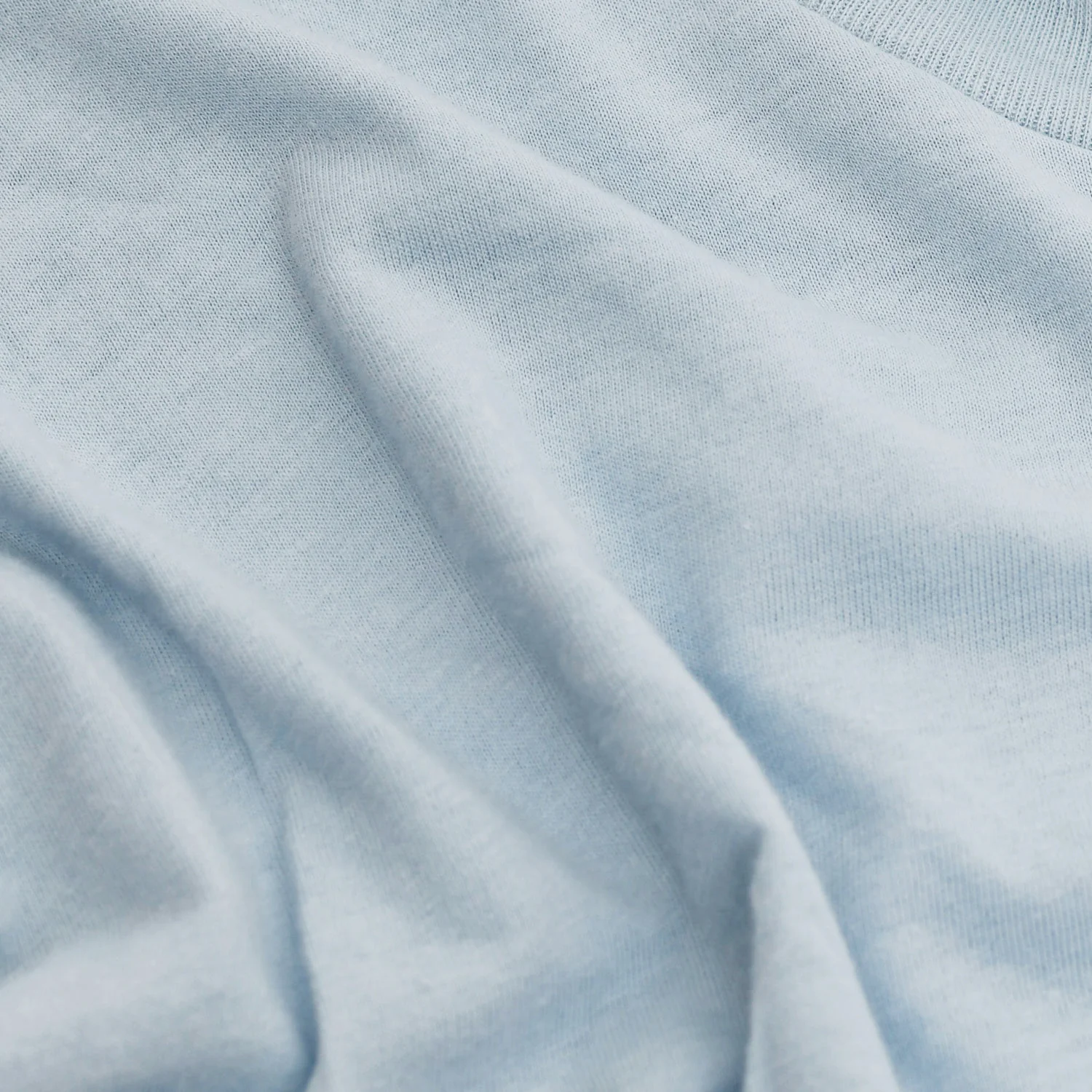 Pale Blue Long Sleeve Knit Shirt - Image 7