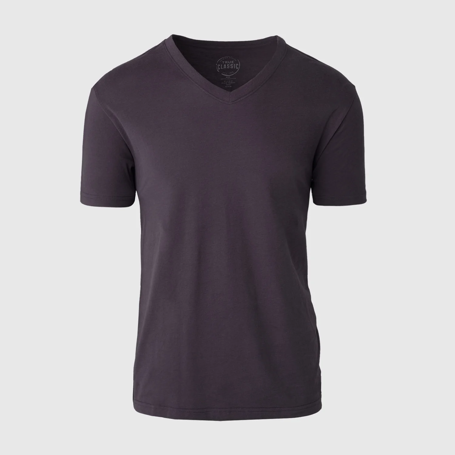 Dark Purple V-Neck Tee - Image 2