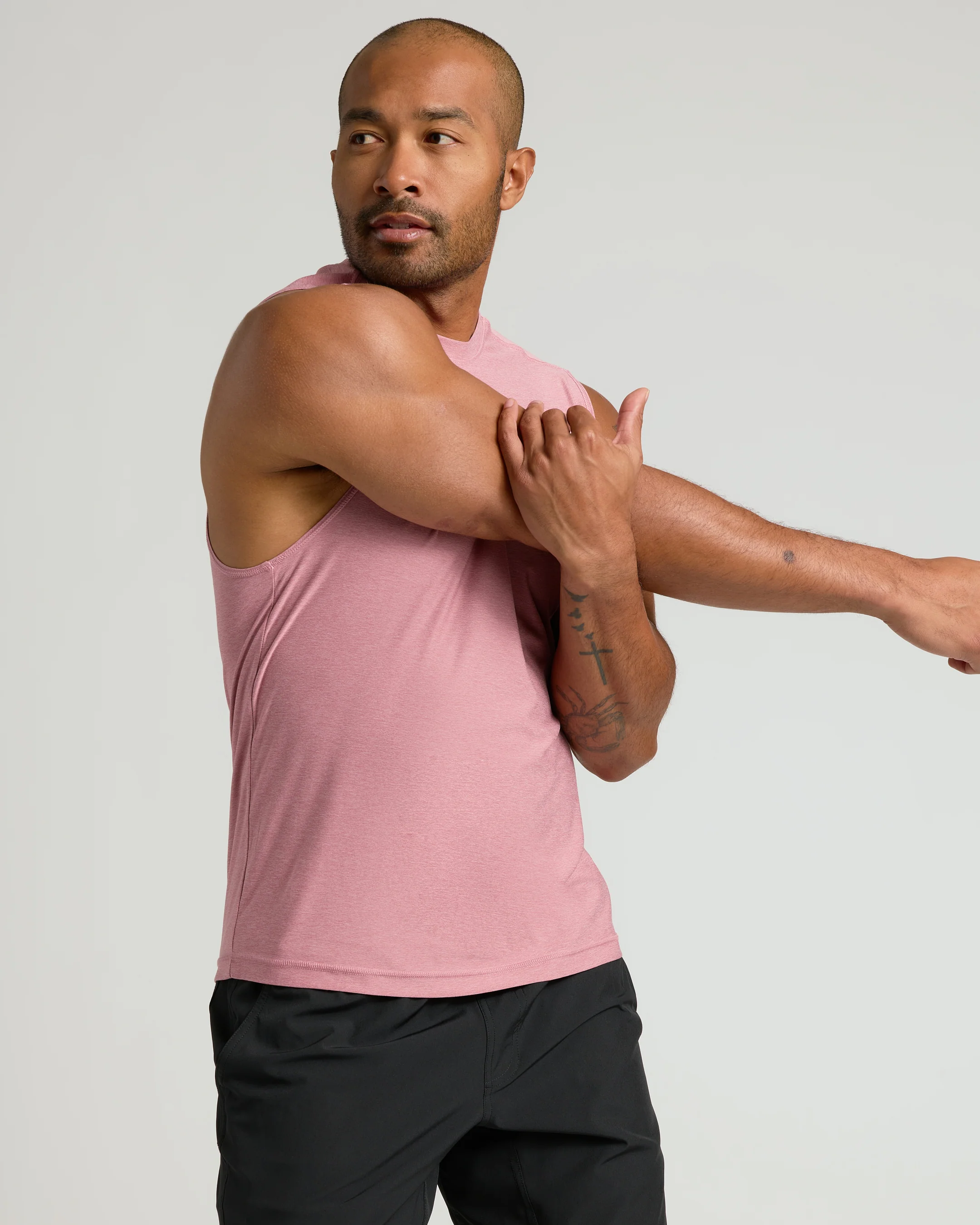 Quartz Rose Sleeveless Active Muscle Tee - Image 5