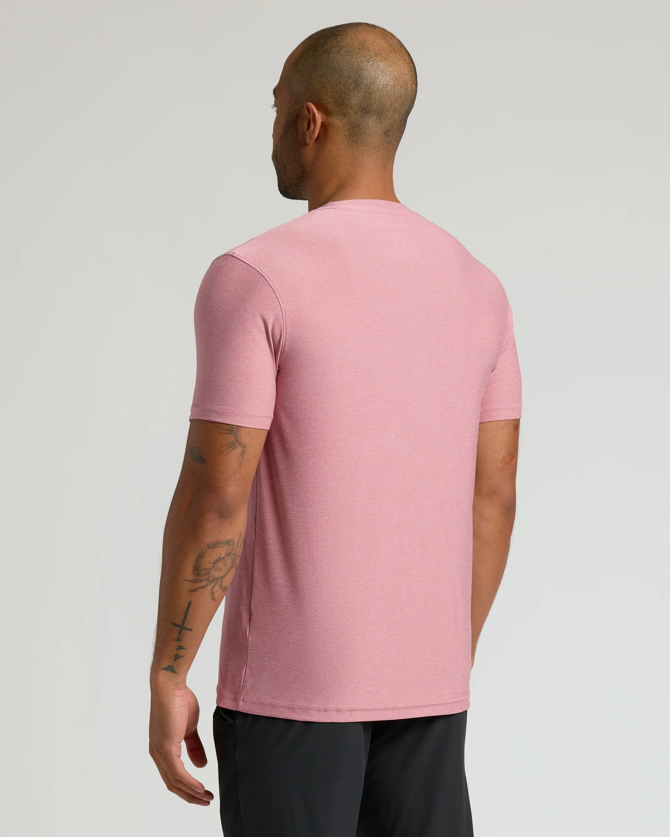Quartz Rose Active Crew Neck Tee - Image 3