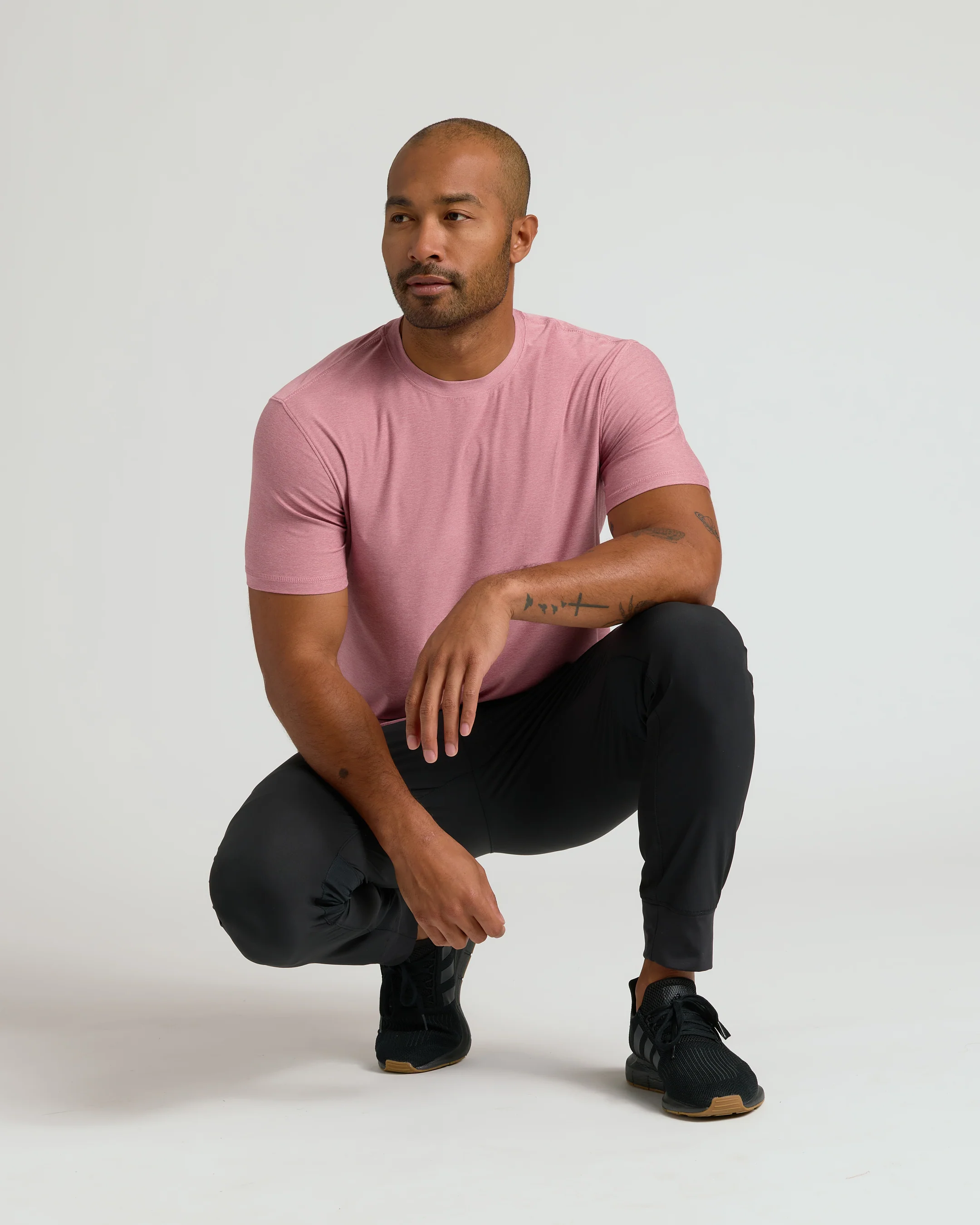 Quartz Rose Active Crew Neck Tee - Image 4