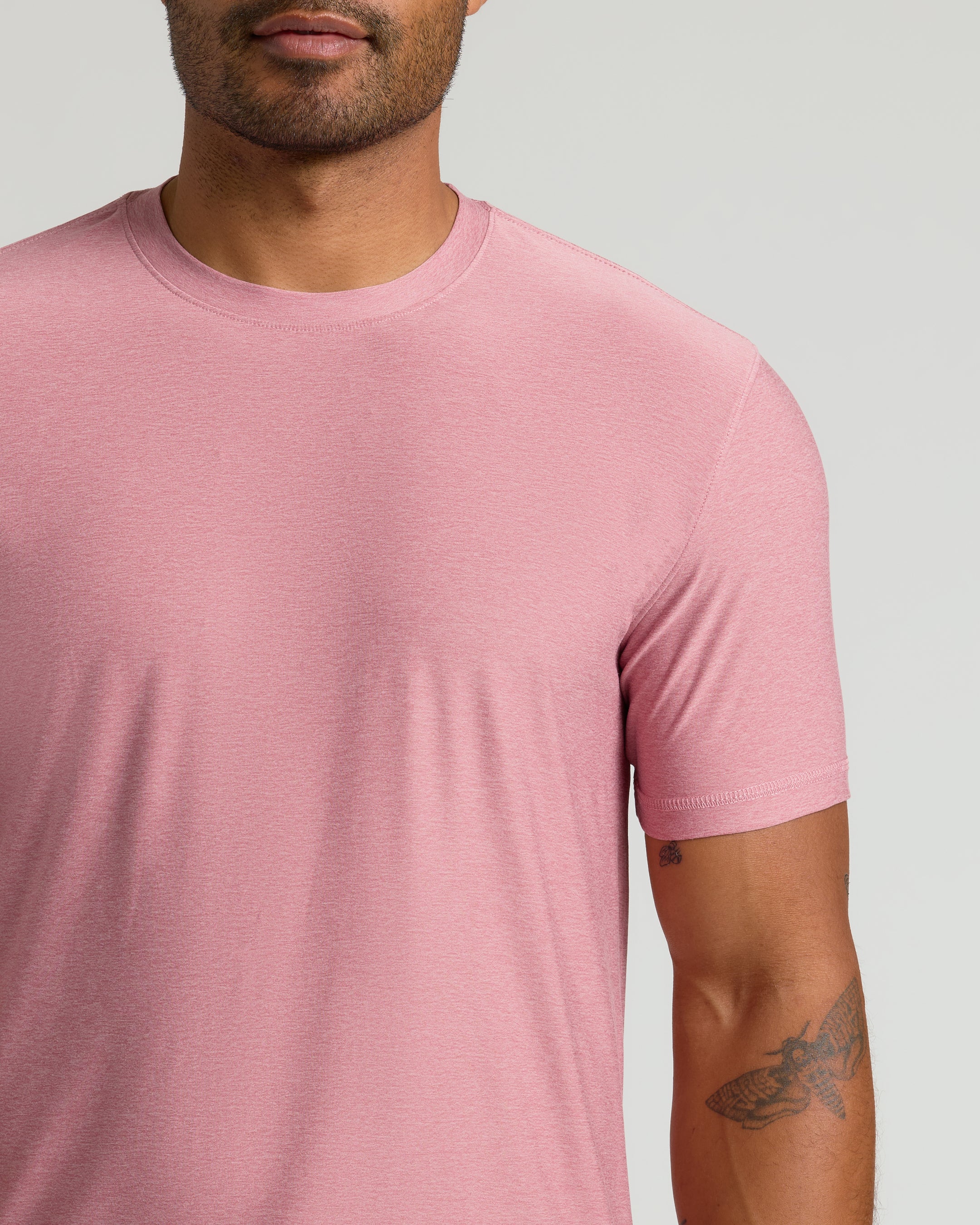 Quartz Rose Active Crew Neck Tee - Image 5