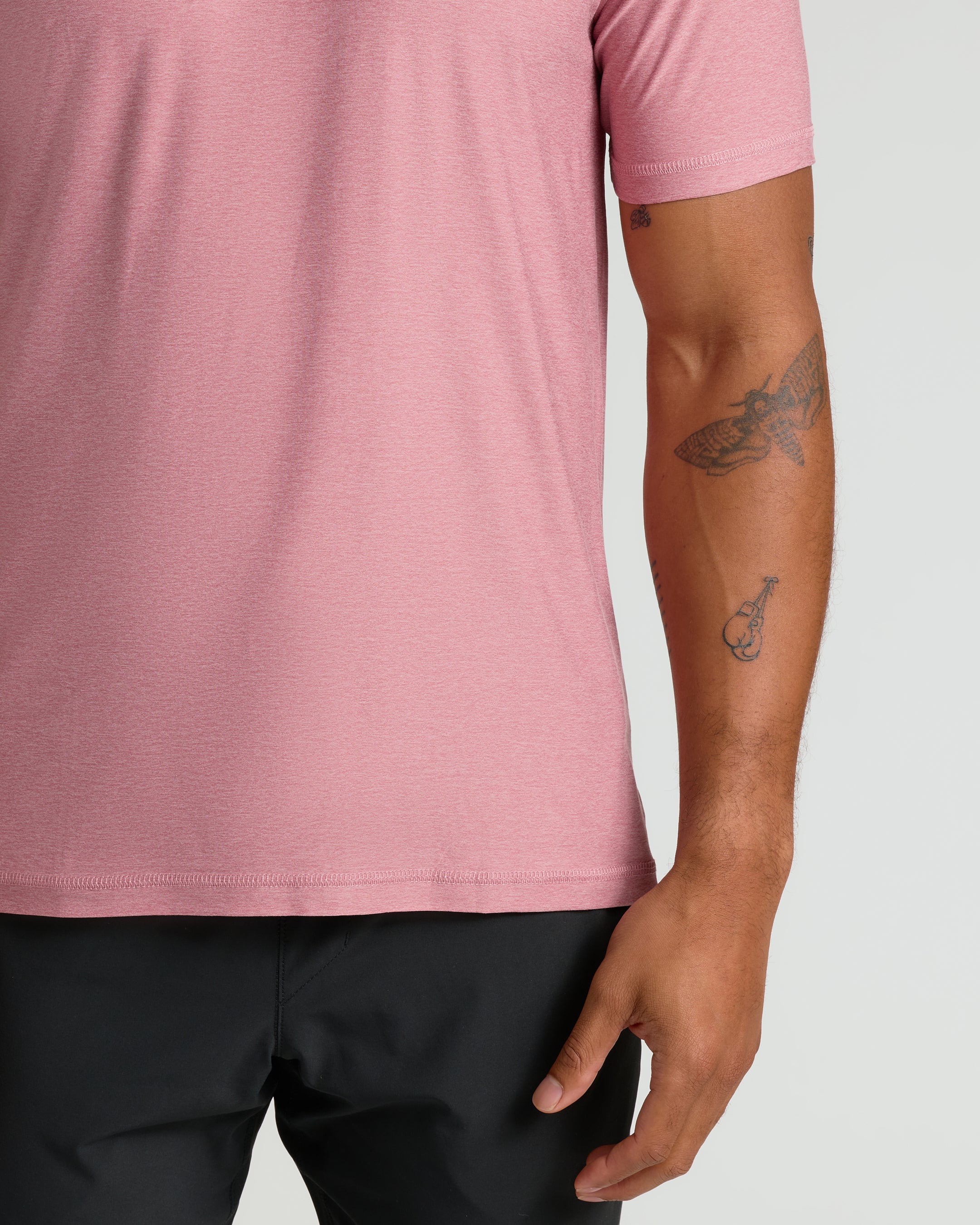 Quartz Rose Active Crew Neck Tee - Image 6