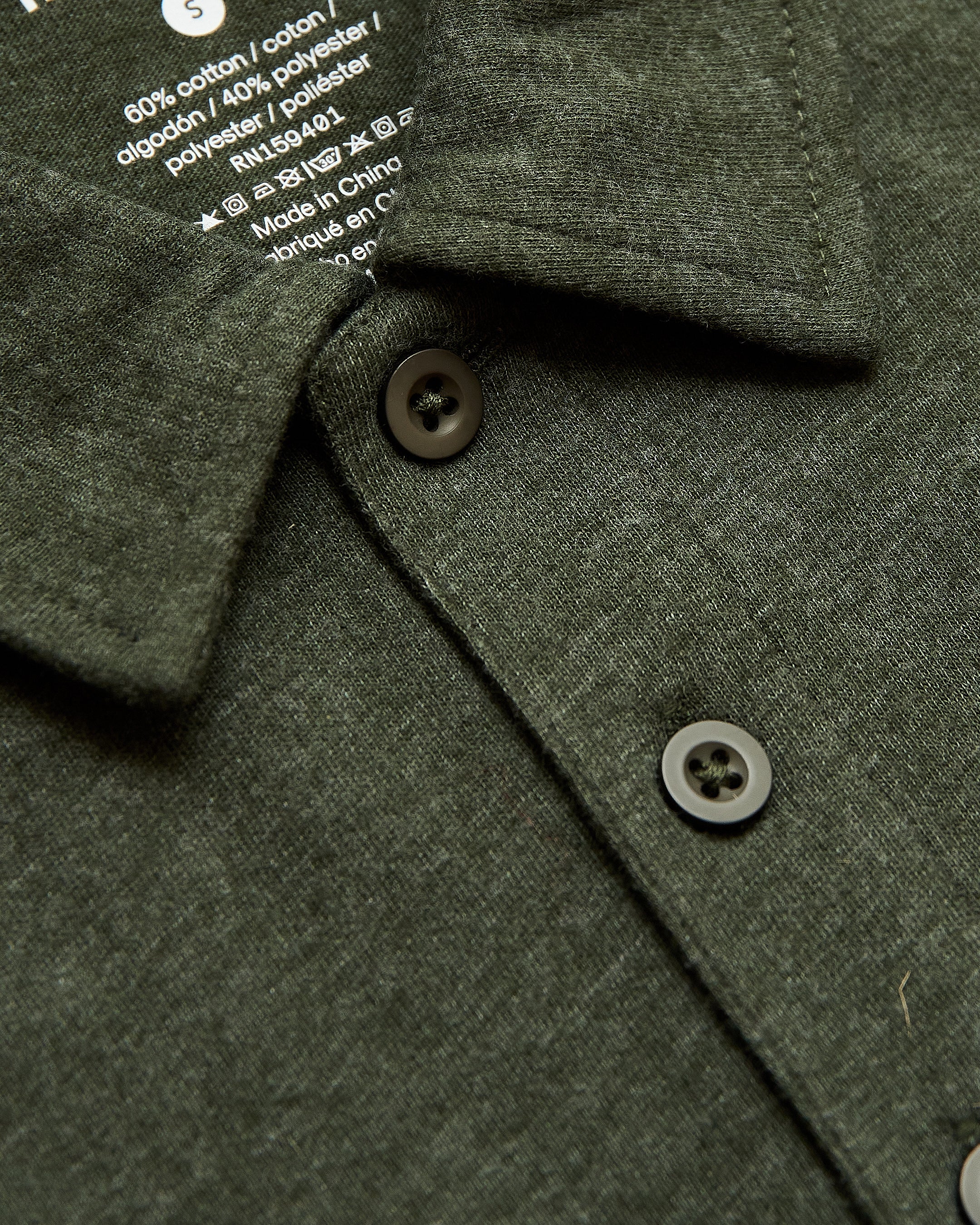 Racing Green Heather Polo - Image 7