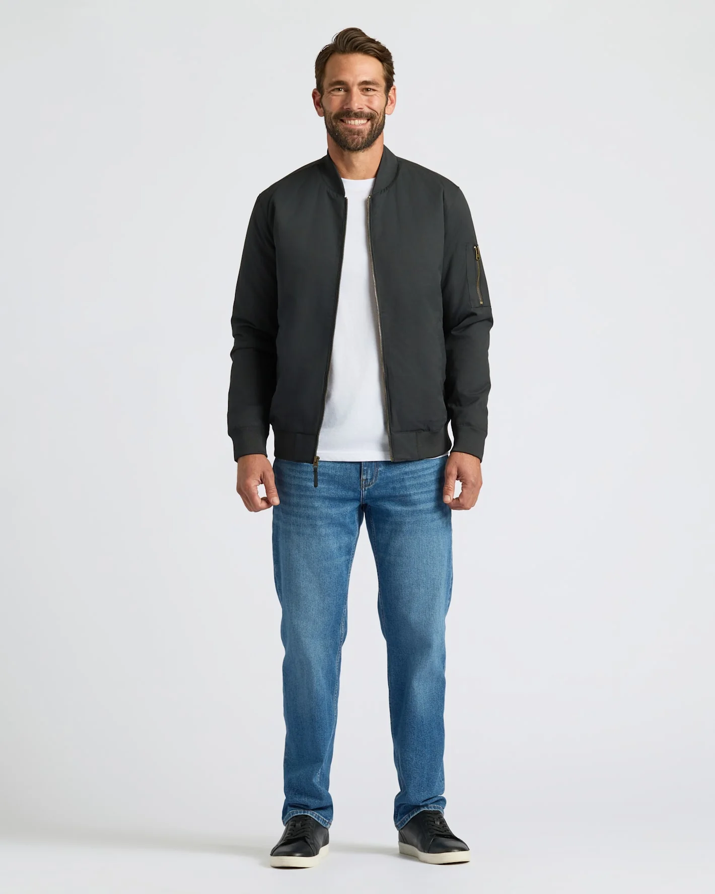 Black Bomber Jacket - Image 5