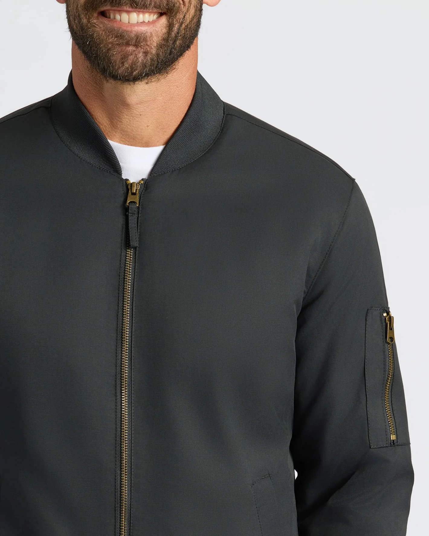 Black Bomber Jacket - Image 7