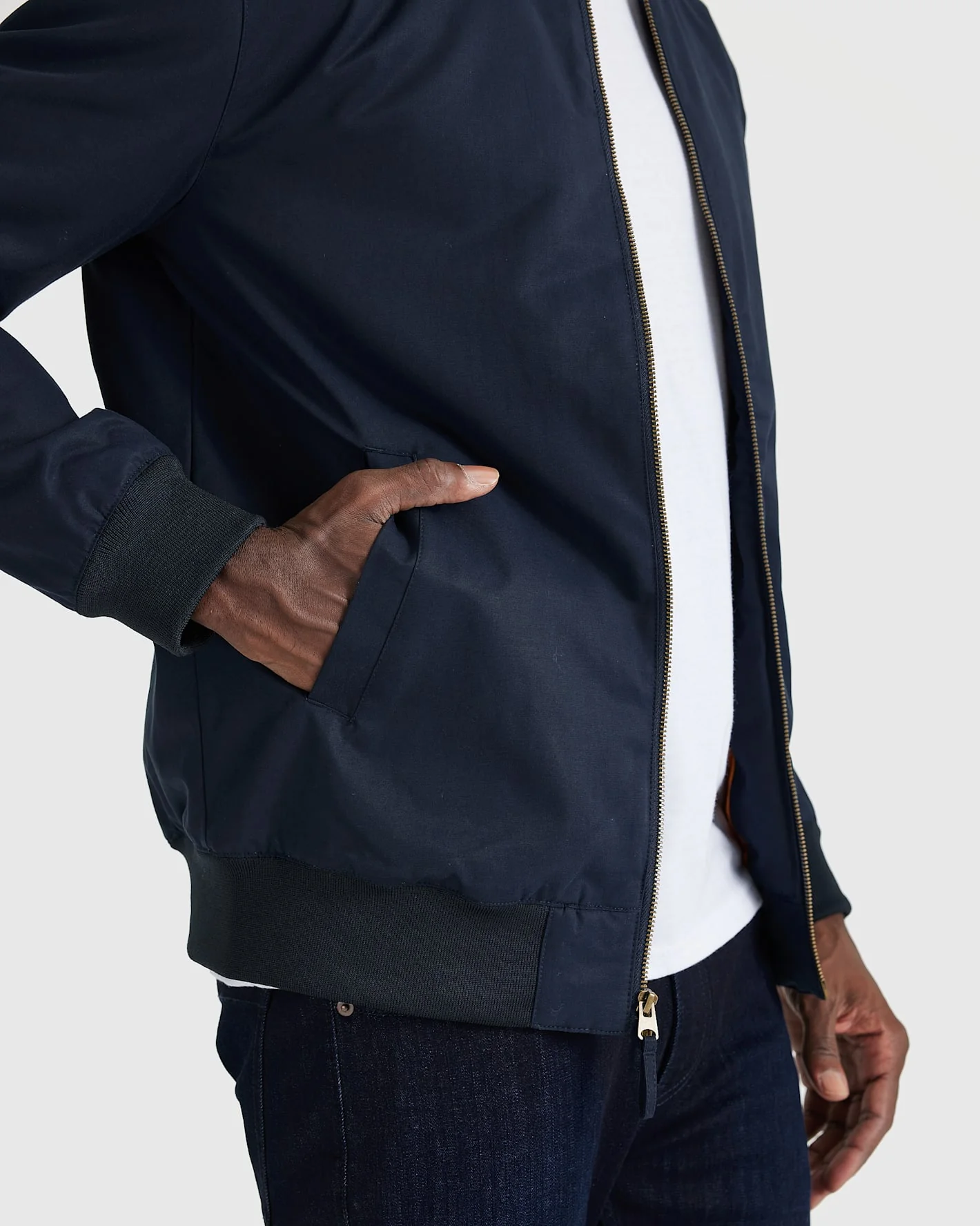 Navy Bomber Jacket - Image 5