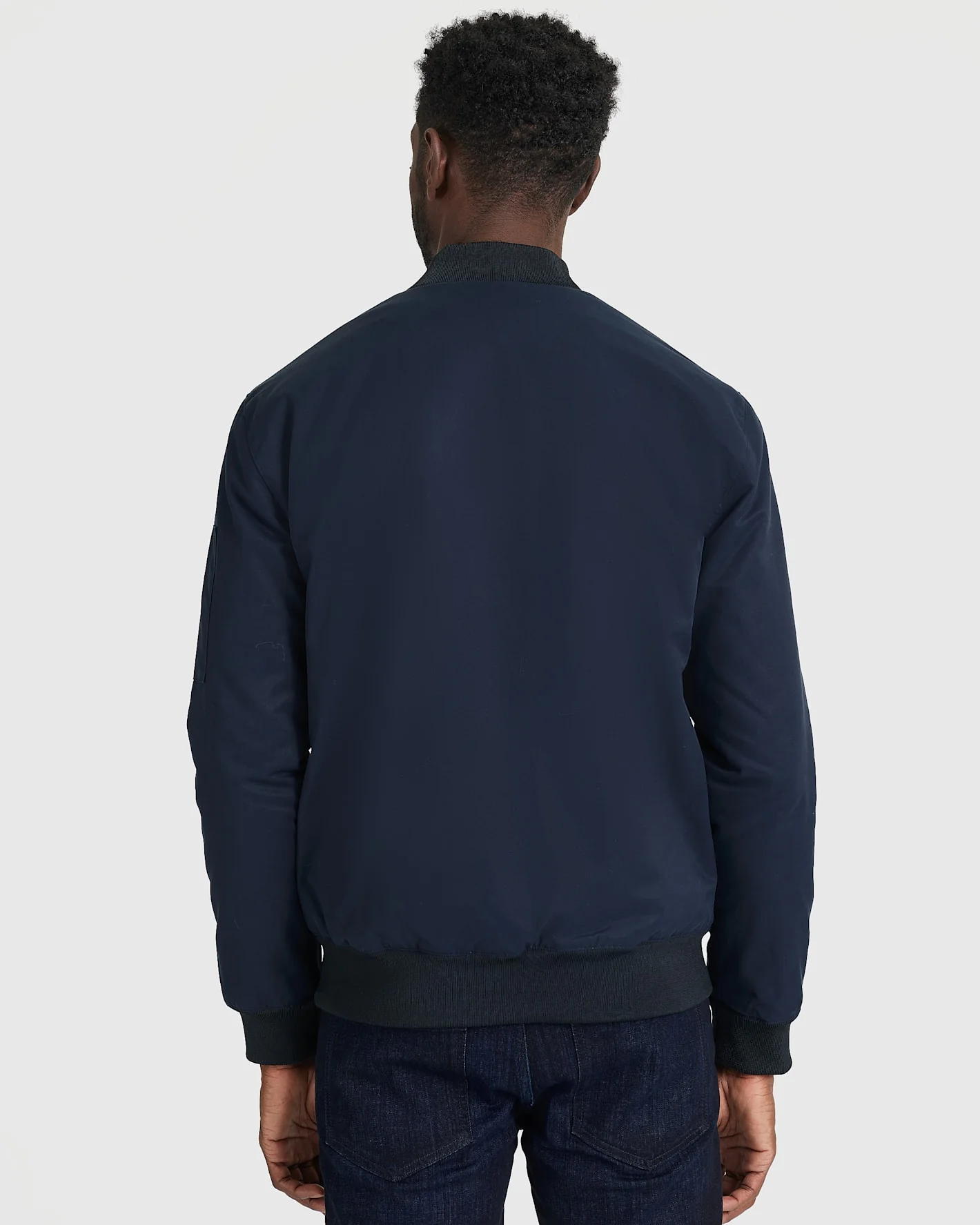 Navy Bomber Jacket - Image 7