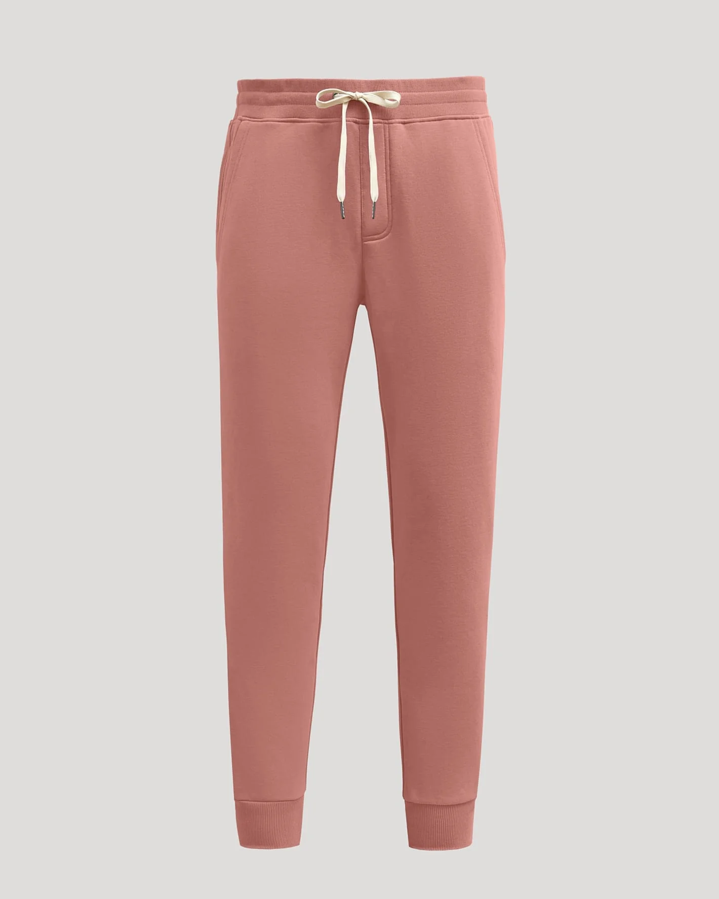 Rose Fleece French Terry Joggers - Image 2