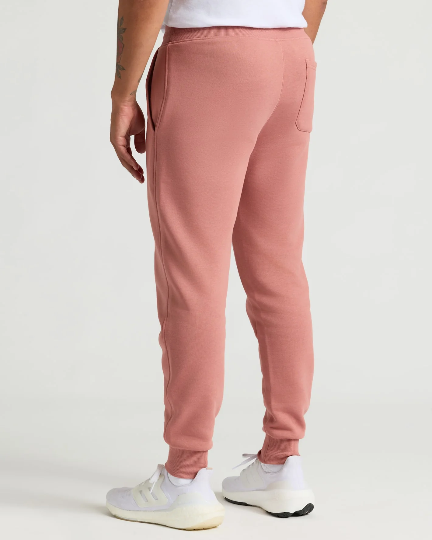 Rose Fleece French Terry Joggers - Image 3