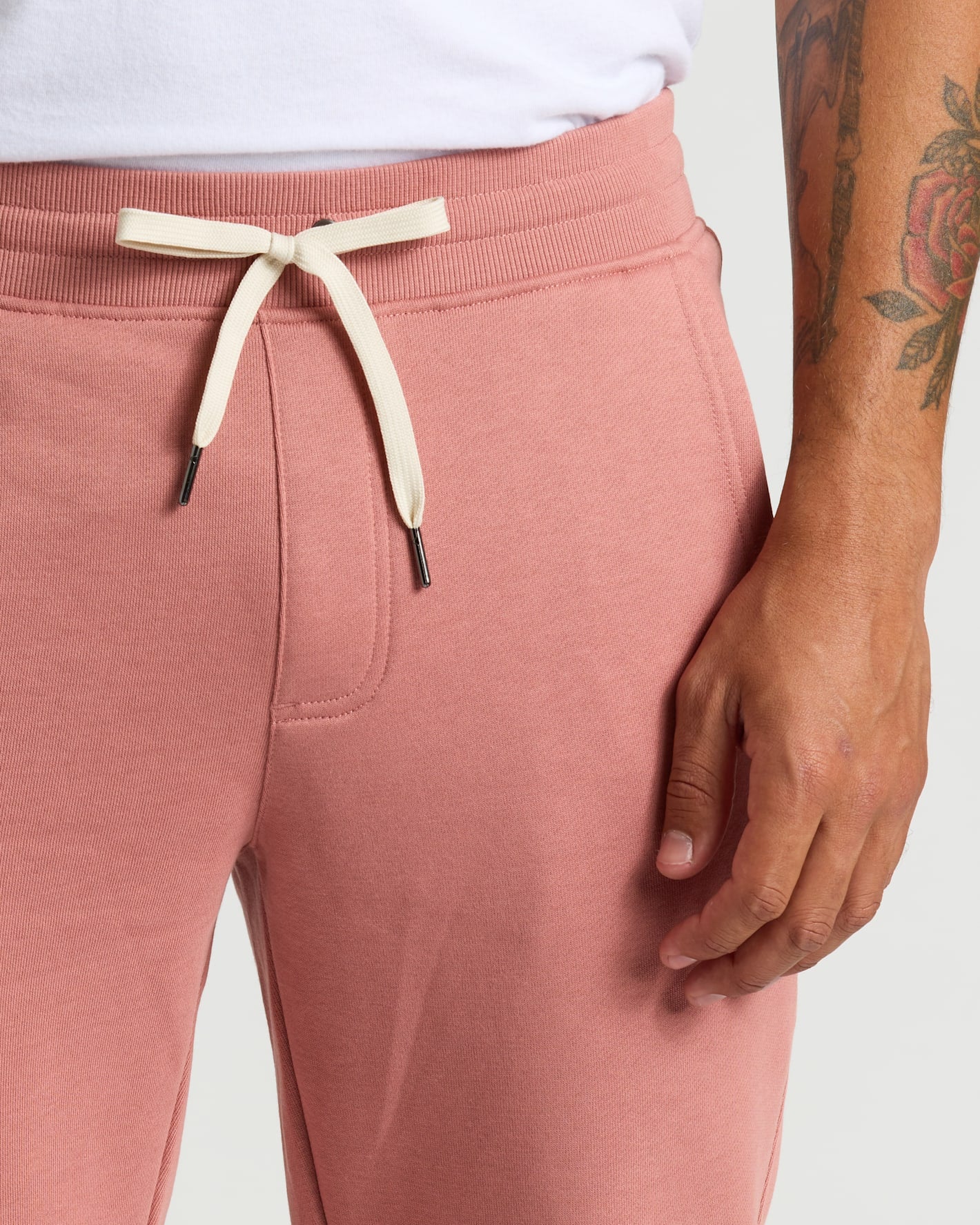 Rose Fleece French Terry Joggers - Image 6
