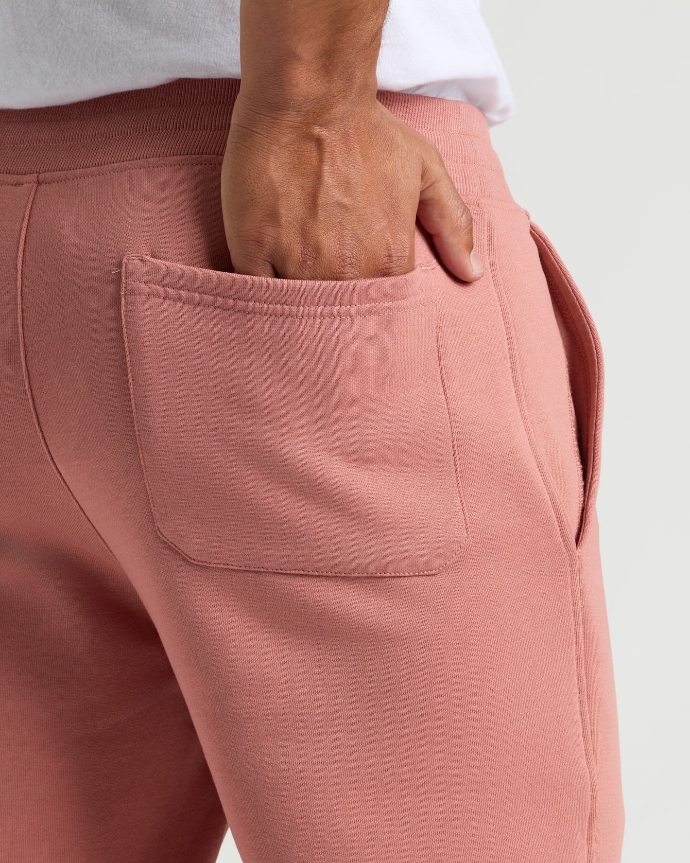 Rose Fleece French Terry Joggers - Image 7