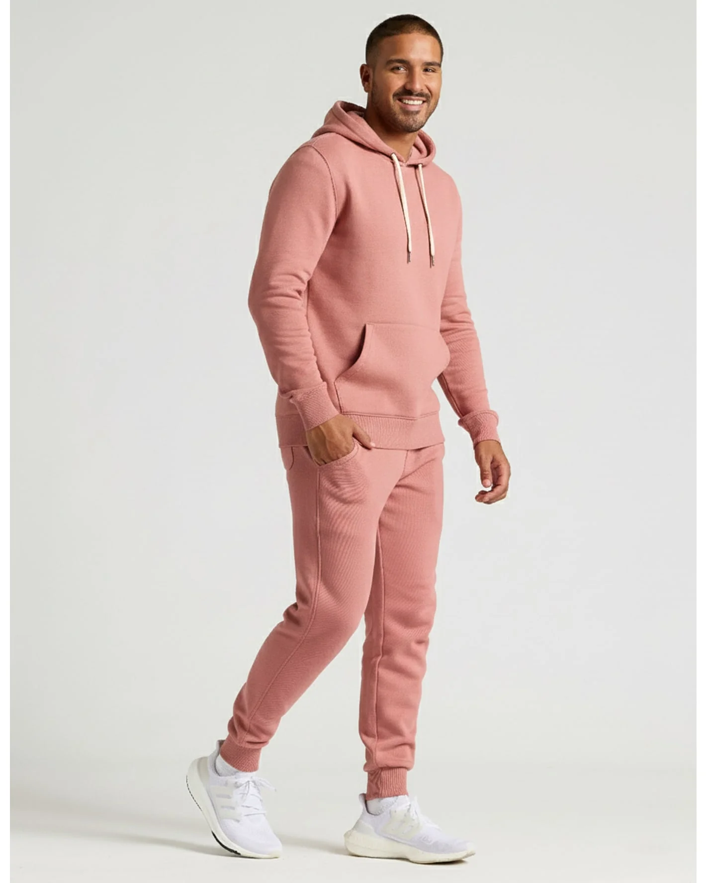 Rose Fleece French Terry Pullover Hoodie - Image 3