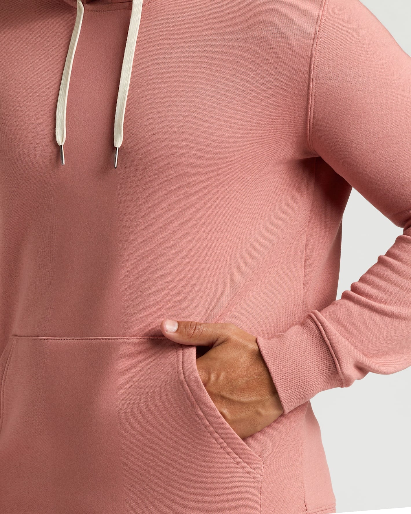 Rose Fleece French Terry Pullover Hoodie - Image 5