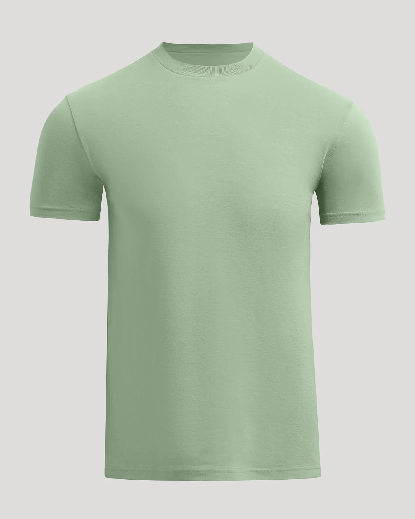 Sage Green Classic Crew Neck - Image 2