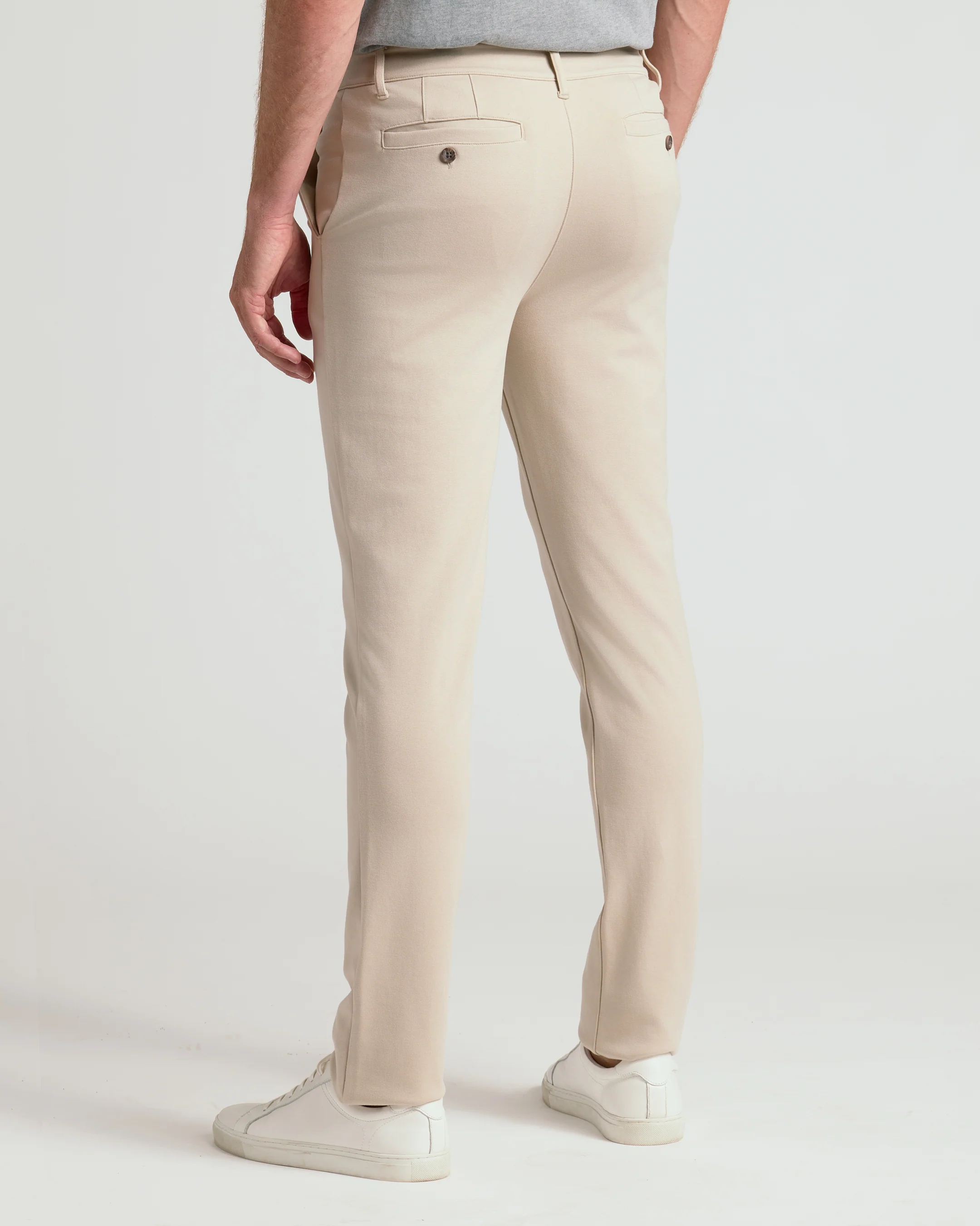 Sandstone Comfort Chino Pants - Image 3