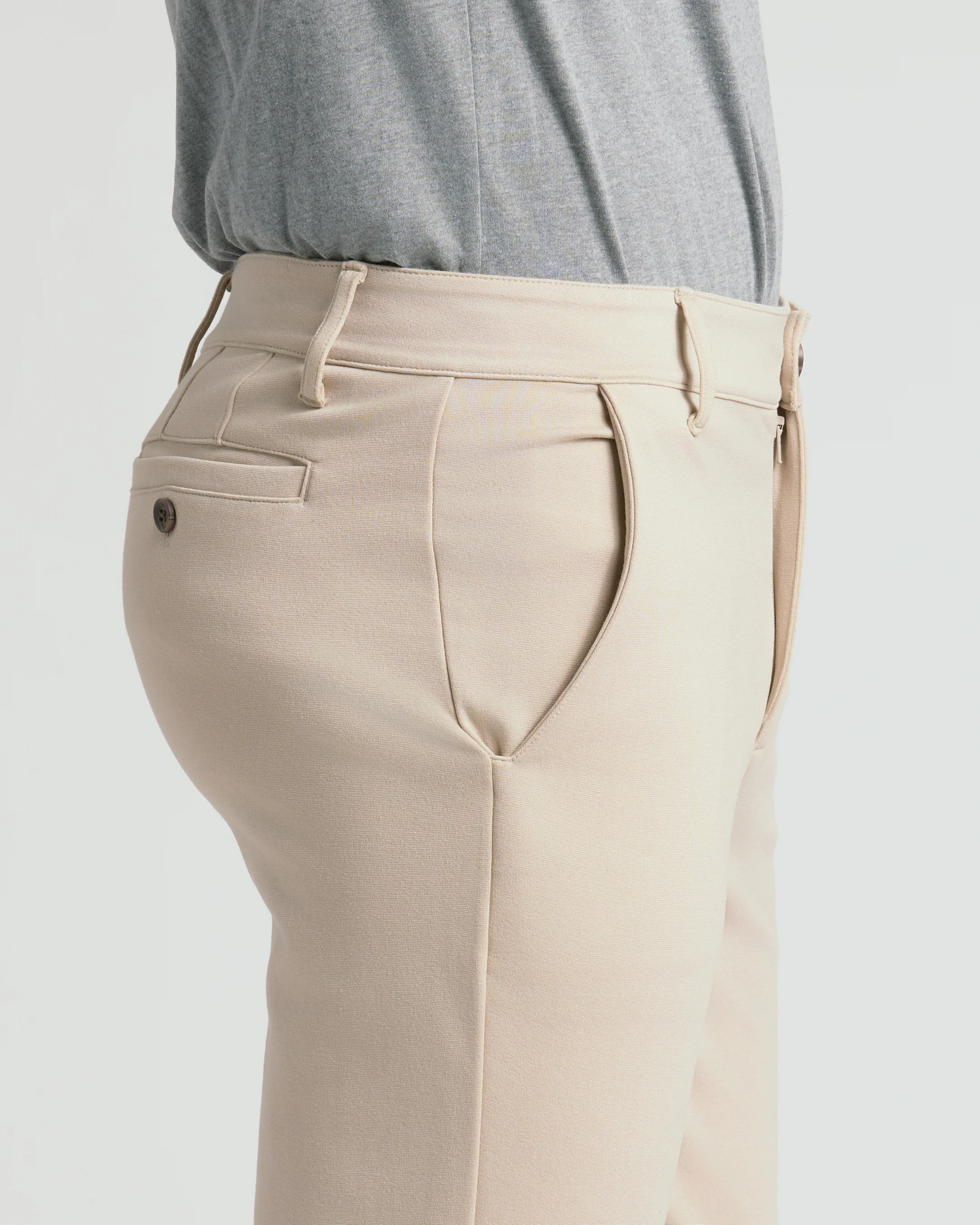 Sandstone Comfort Chino Pants - Image 6