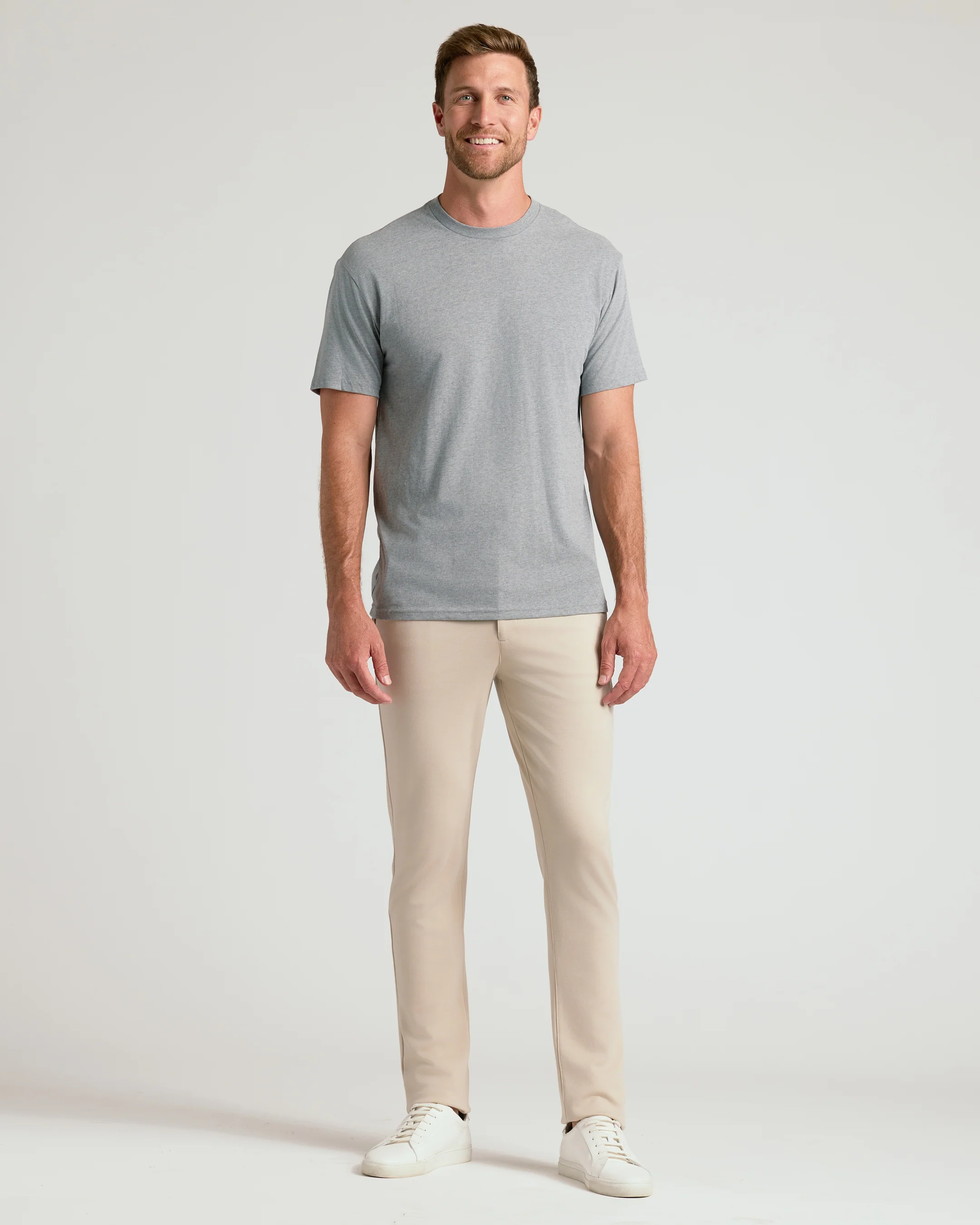 Sandstone Comfort Chino Pants - Image 8