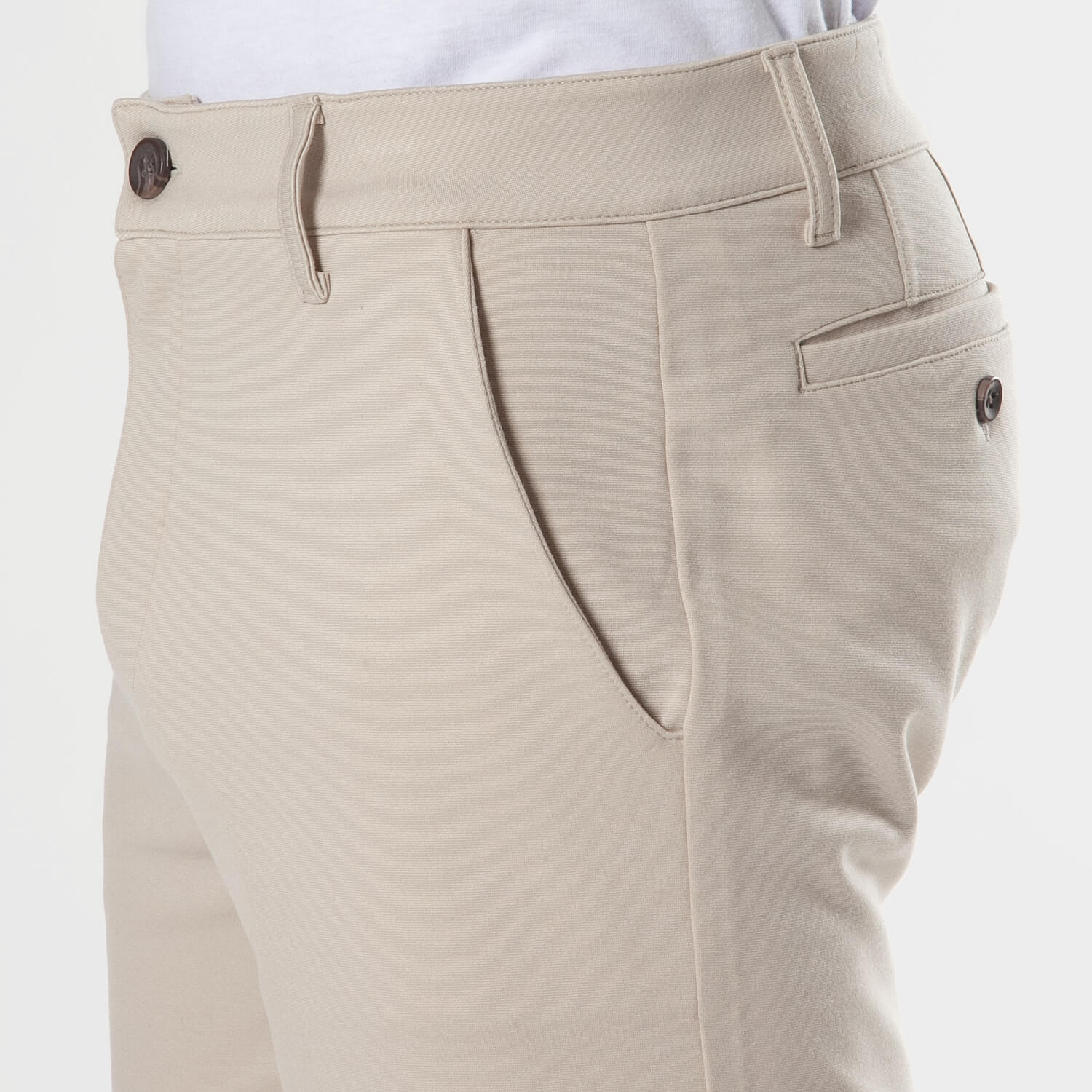 Sandstone Neutral Chino Shorts - Image 5