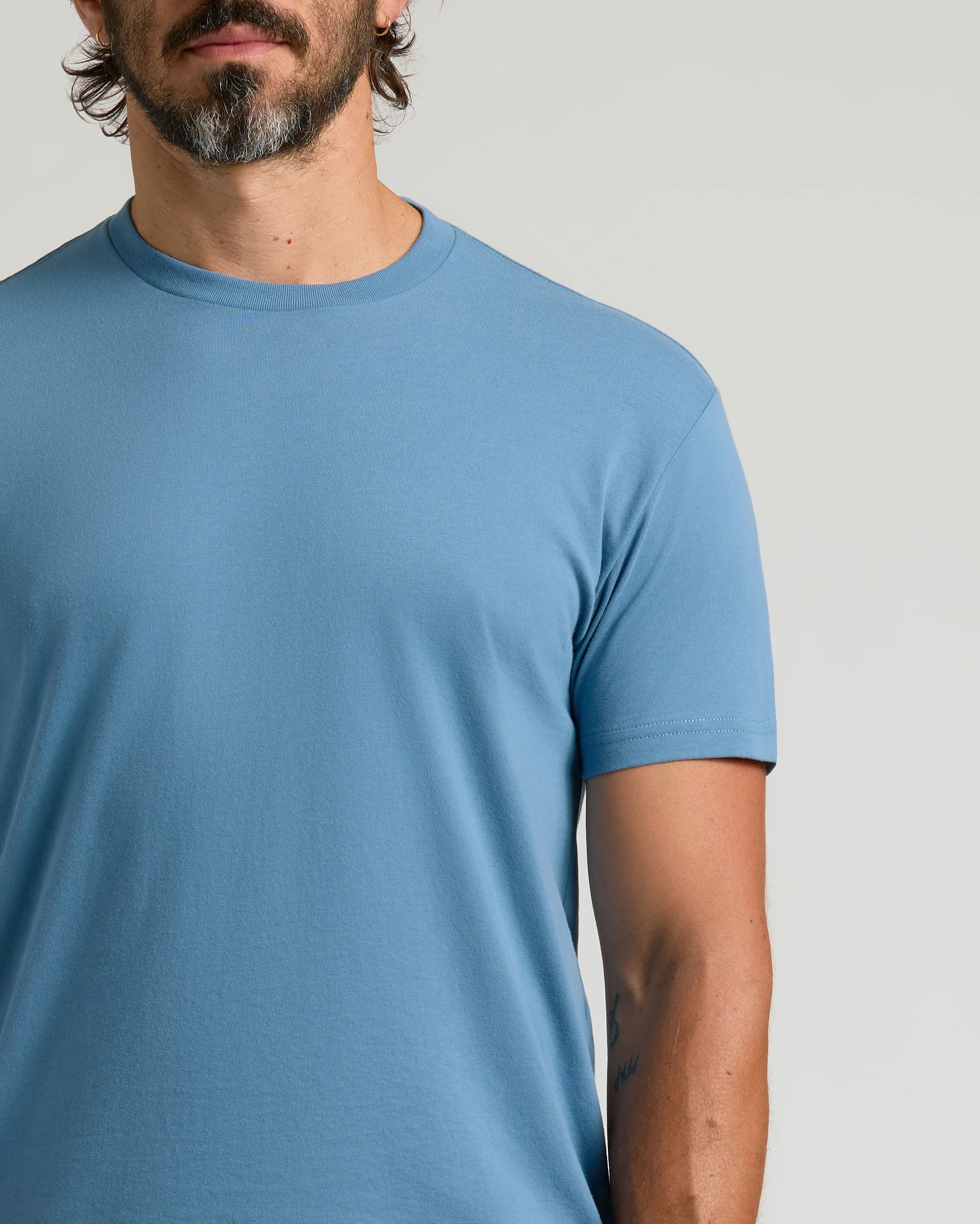 Sapphire Short Sleeve Crew Neck T Shirt - Image 4