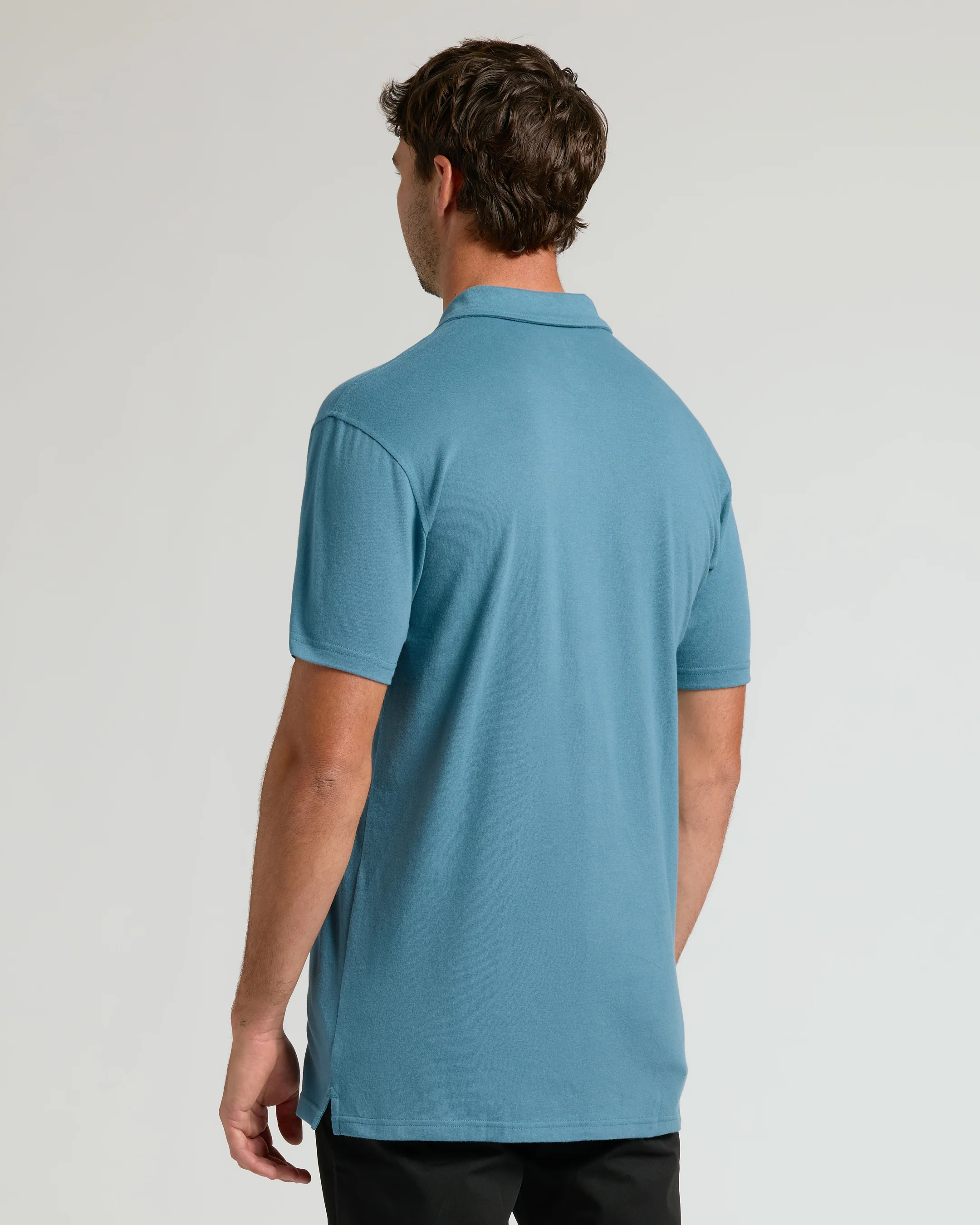 Sapphire Short Sleeve Tall Polo - Image 3