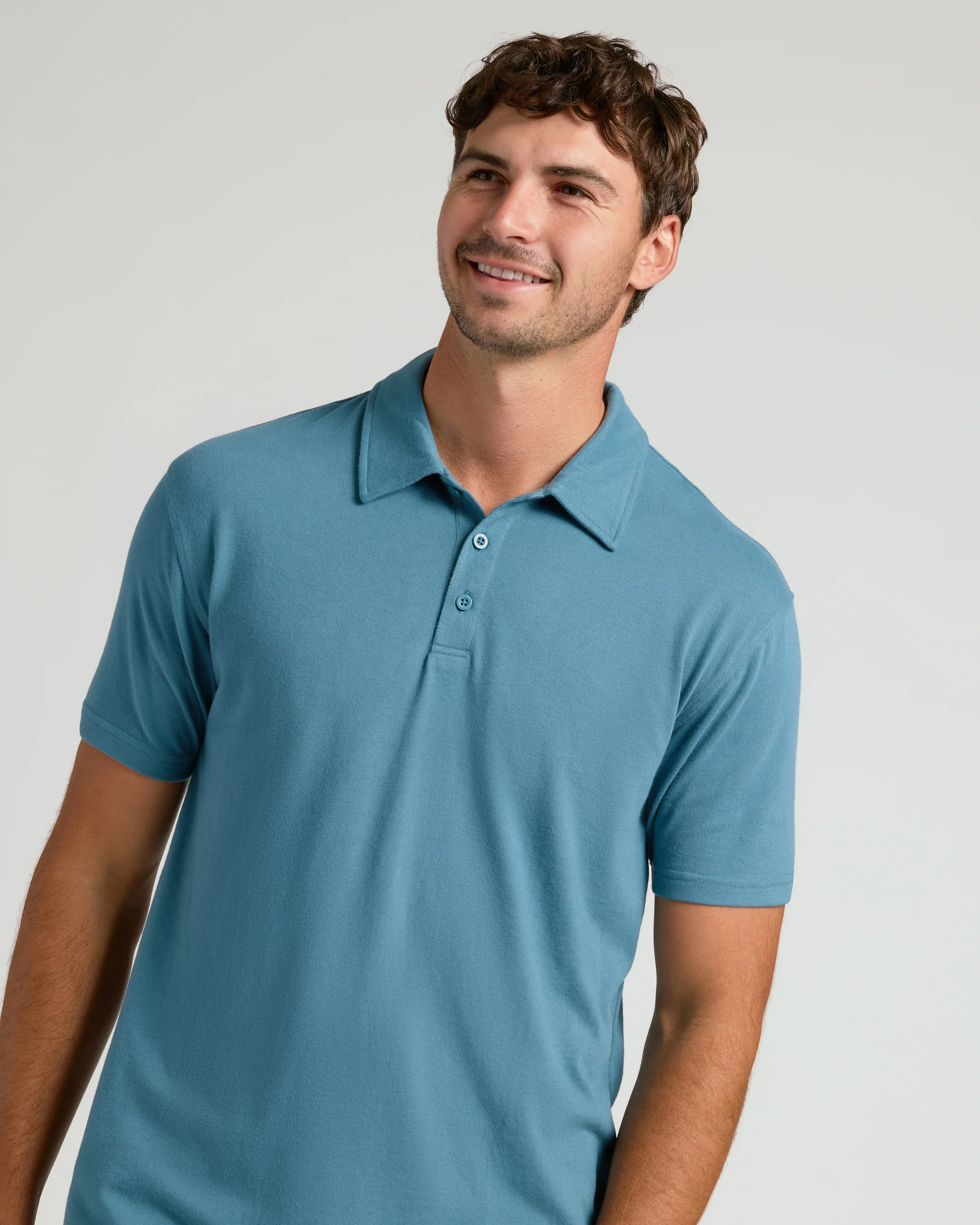 Sapphire Short Sleeve Tall Polo - Image 4