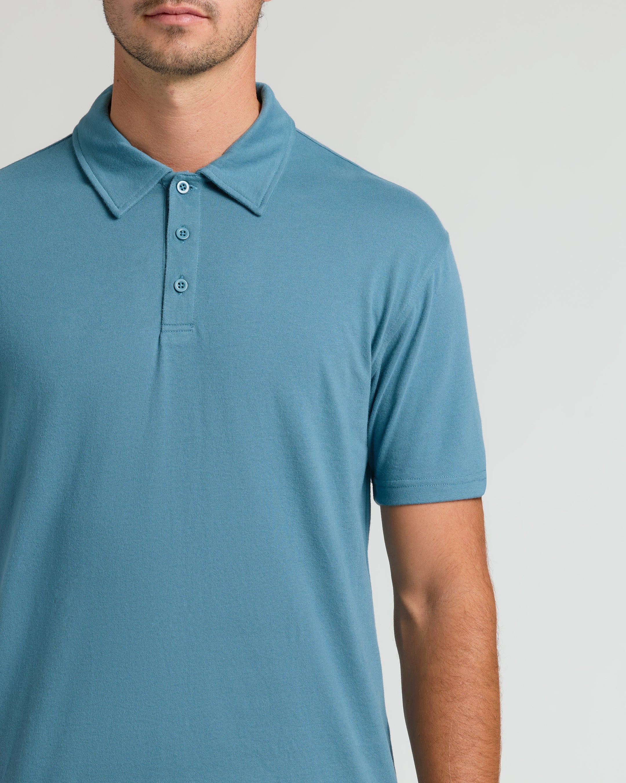 Sapphire Short Sleeve Tall Polo - Image 5