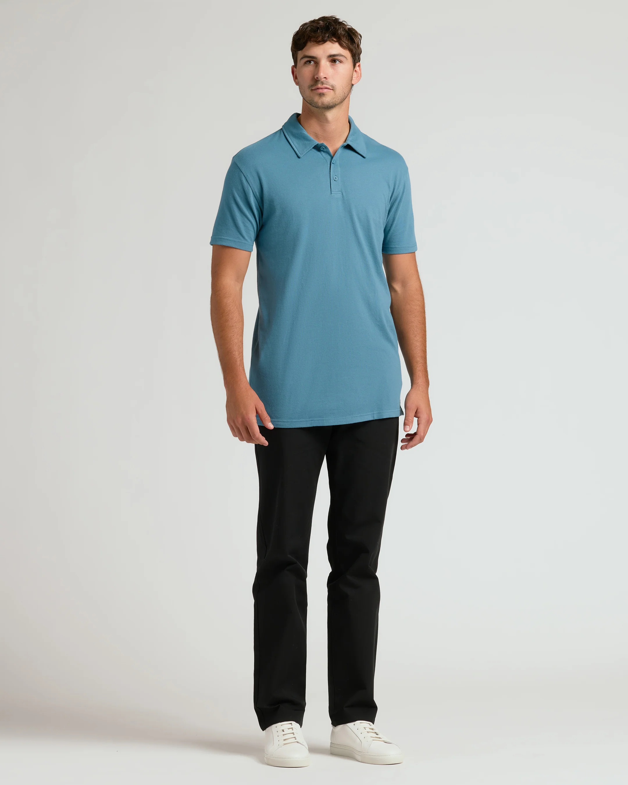Sapphire Short Sleeve Tall Polo - Image 7