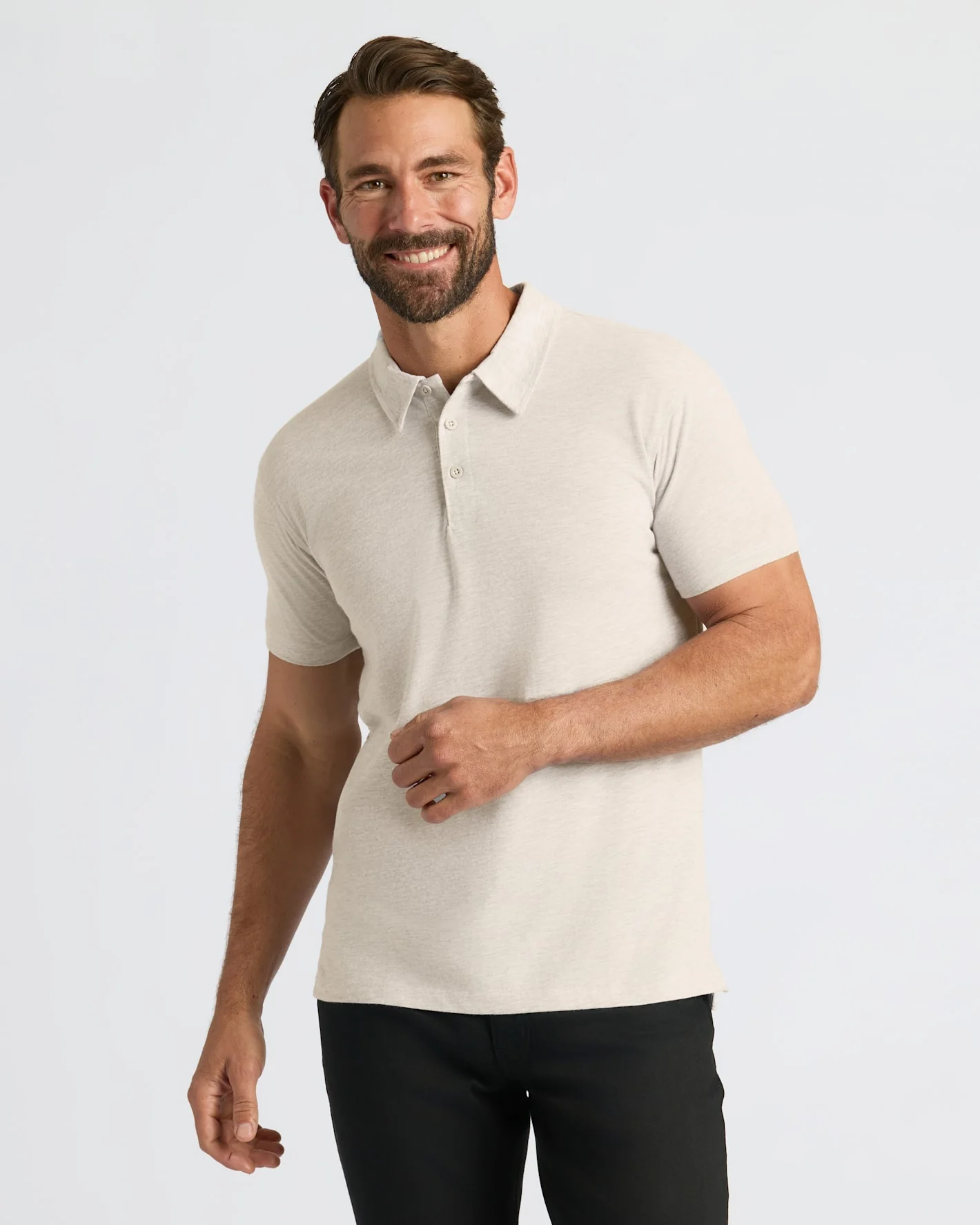 Oatmeal Classic Polo - Image 6