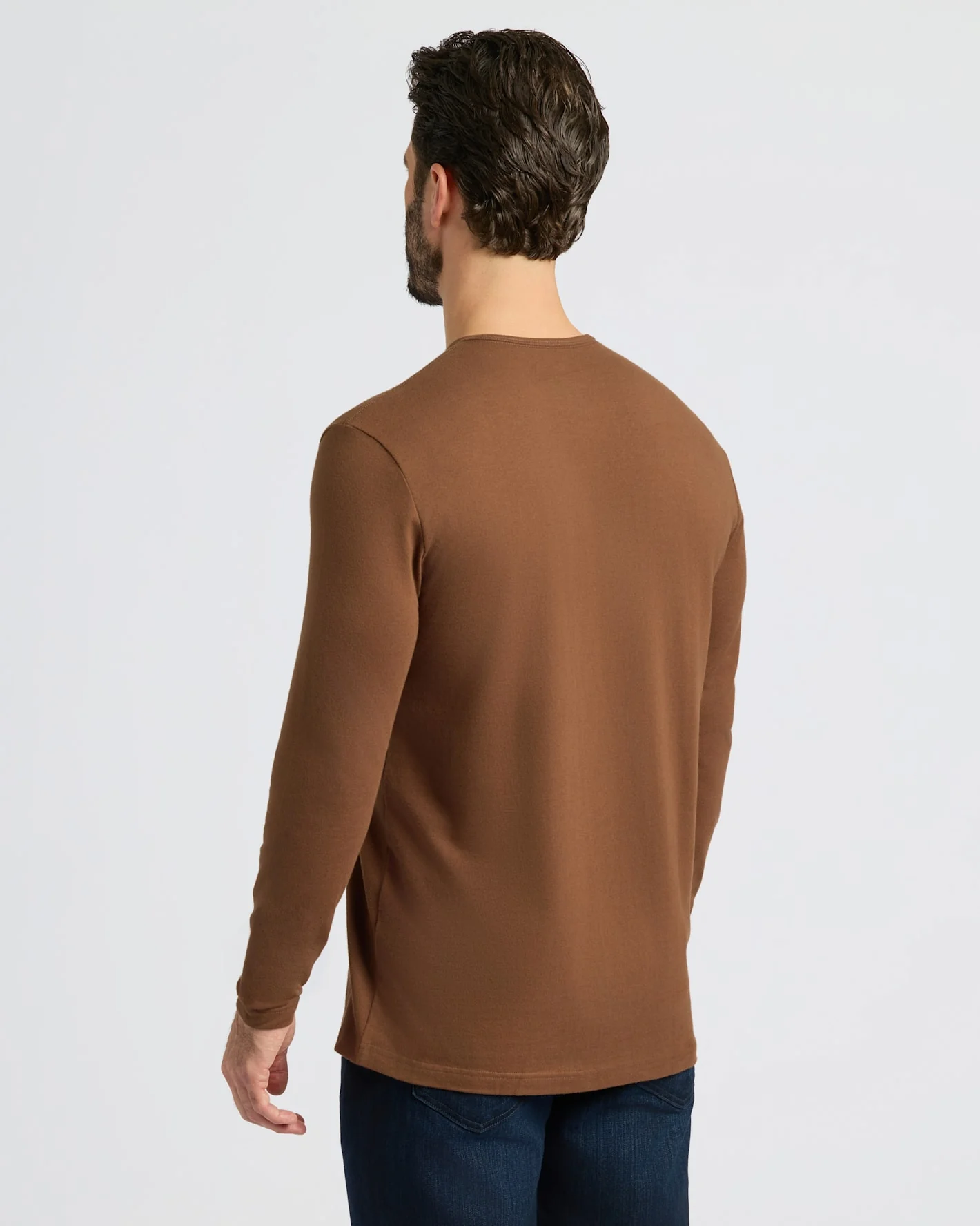 Sepiawood Classic Long Sleeve Henley - Image 4