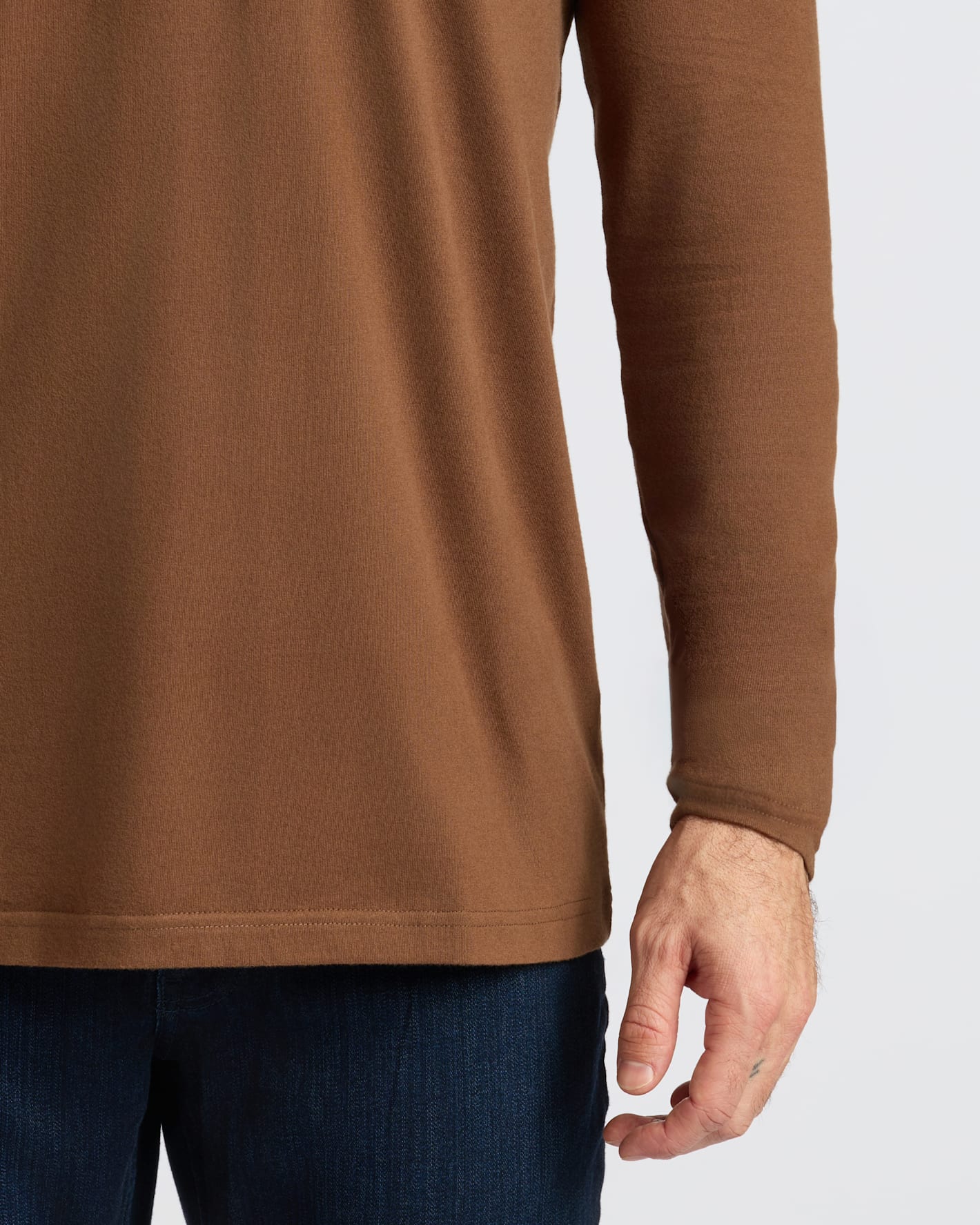 Sepiawood Classic Long Sleeve Henley - Image 7