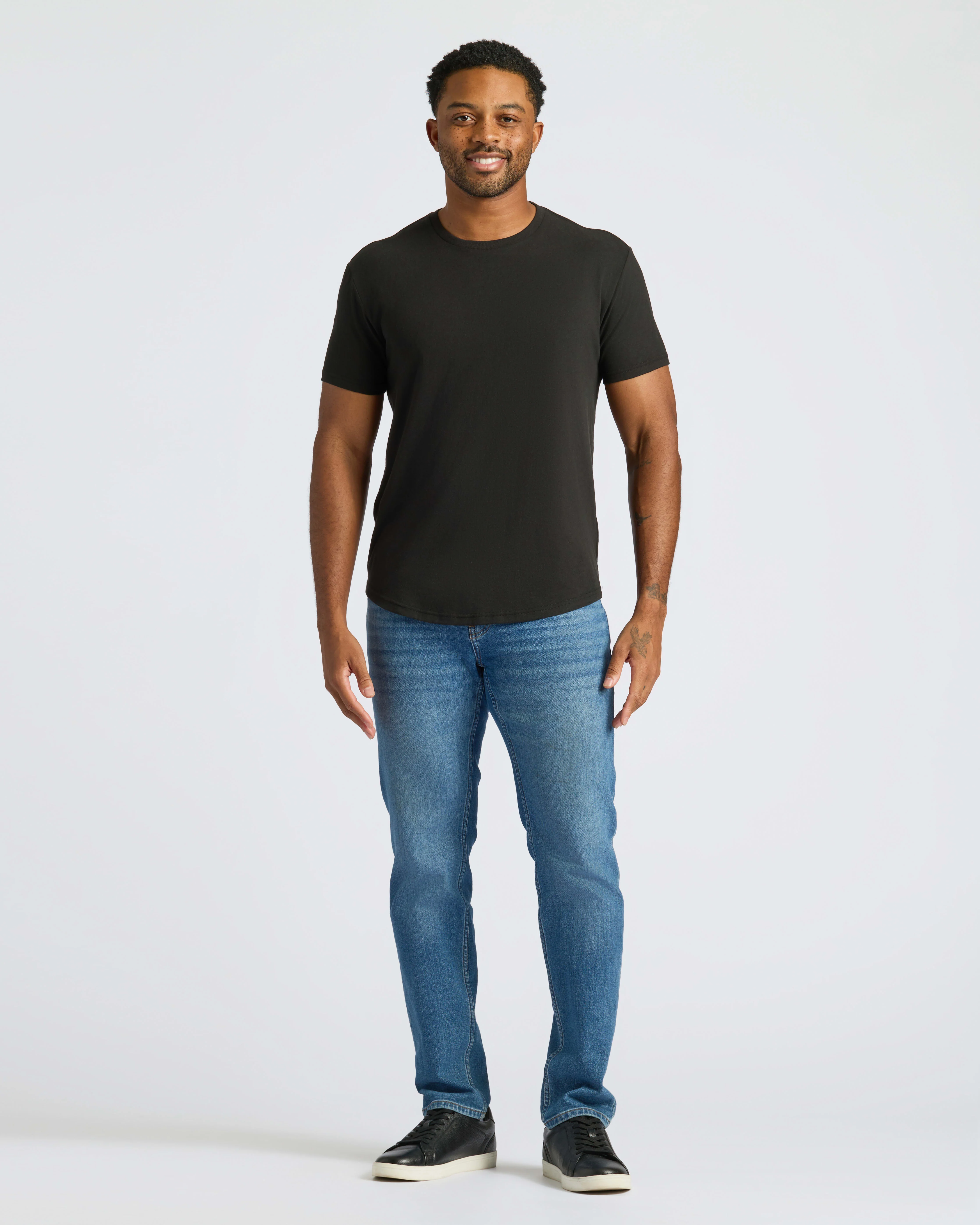 Classic Curved Hem Crew Neck 3-Pack - Image 4