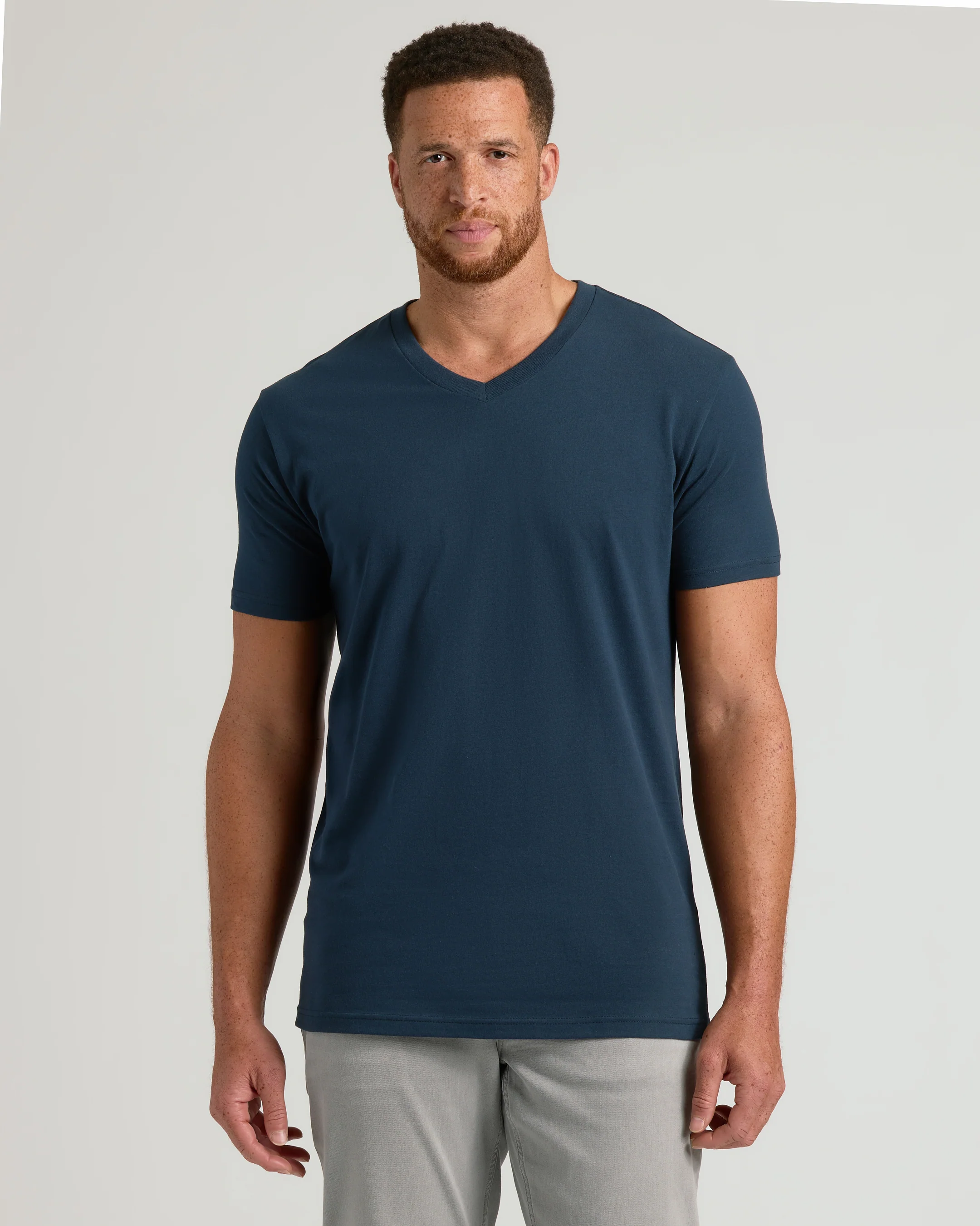 Short Sleeve Tall Classic V-Neck 3-Pack - Image 6