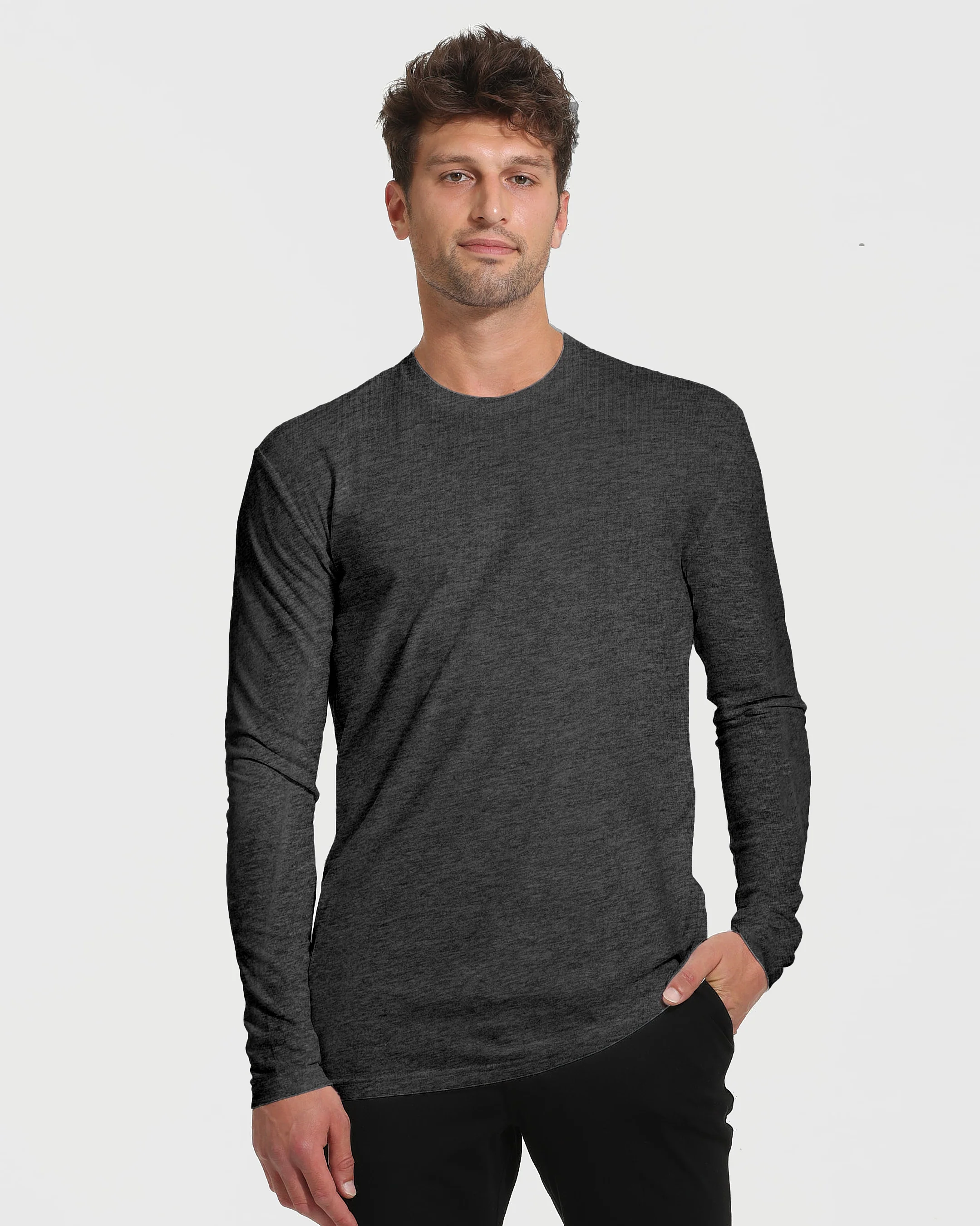 Short Sleeve Tall Classic V-Neck 3-Pack - Image 2