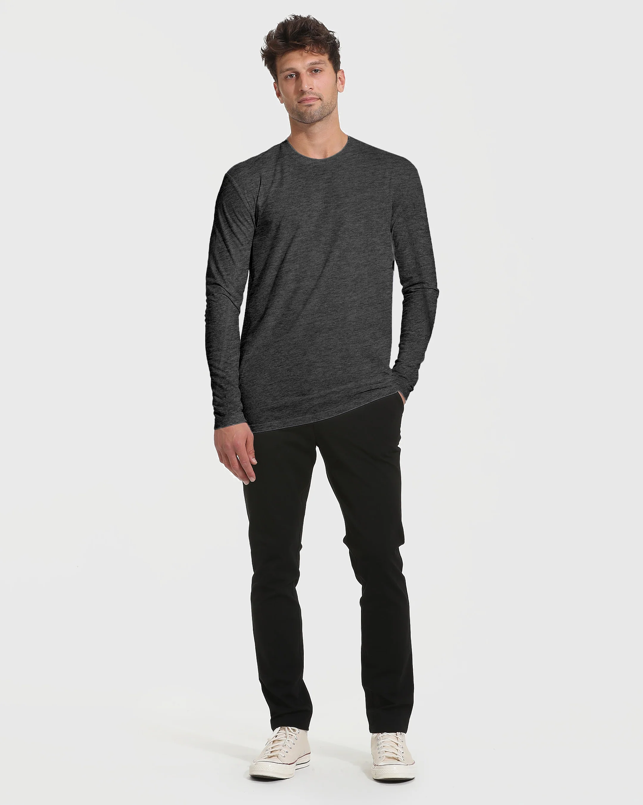 Short Sleeve Tall Classic V-Neck 3-Pack - Image 3