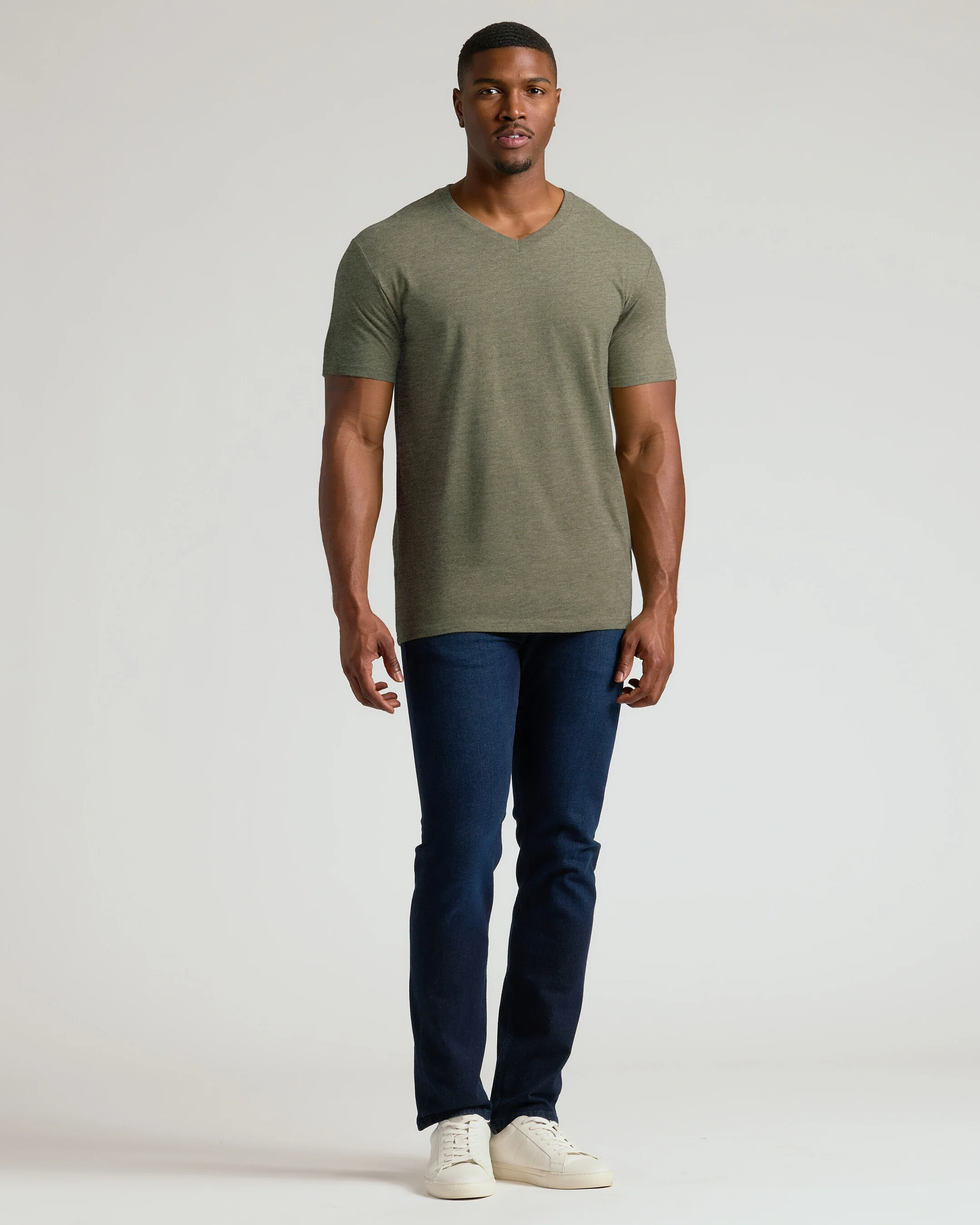Short Sleeve Tall Classic V-Neck 3-Pack - Image 7
