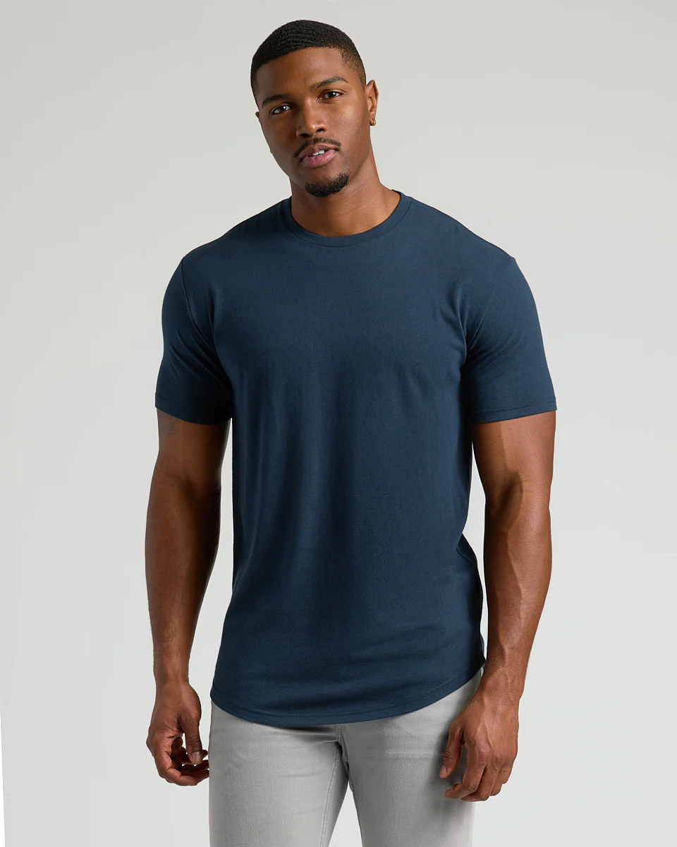 Staple Short Sleeve Tall Curved Hem Crew 6-Pack - Image 3