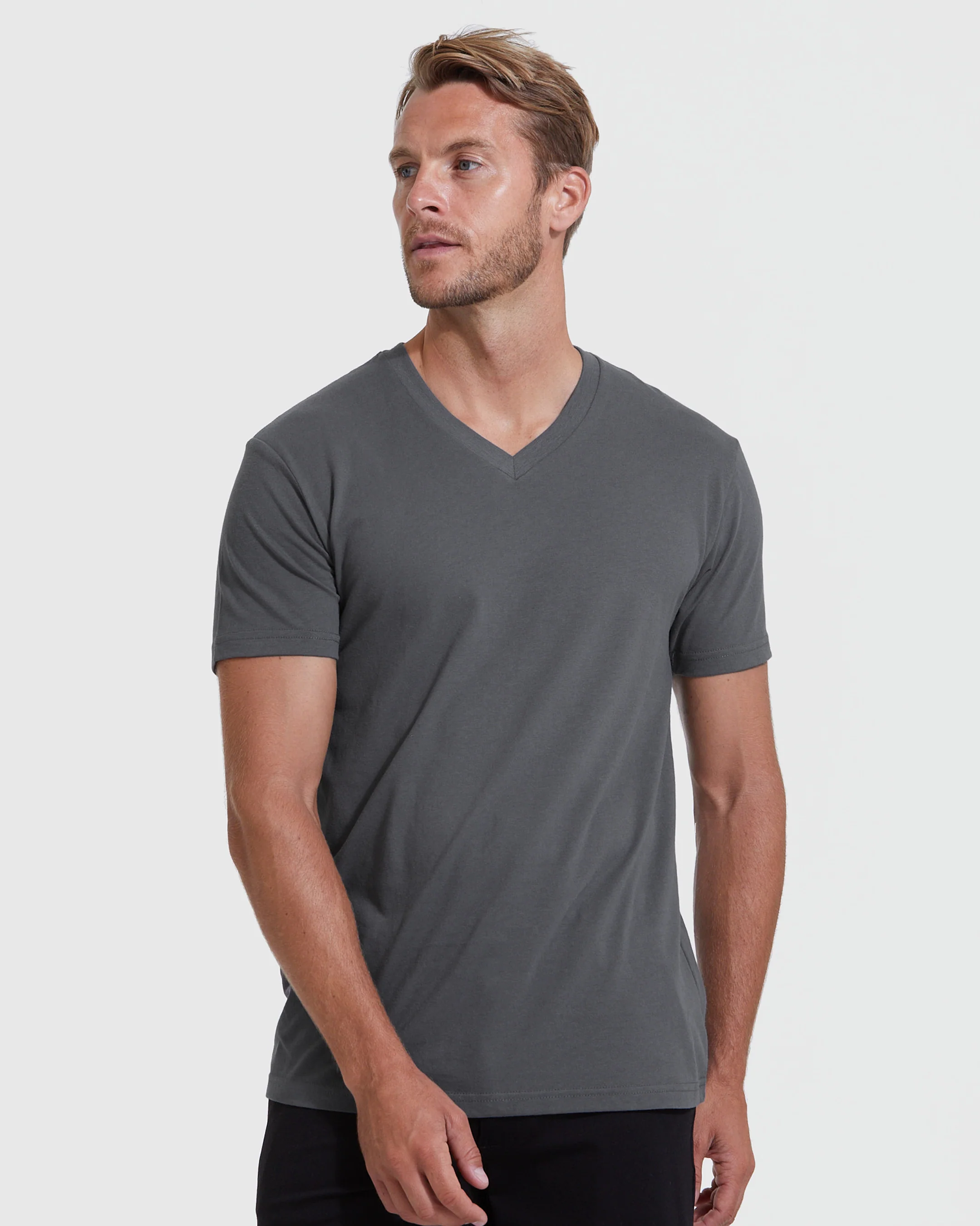 Staple Short Sleeve V-Neck Tee 3-Pack - Image 2